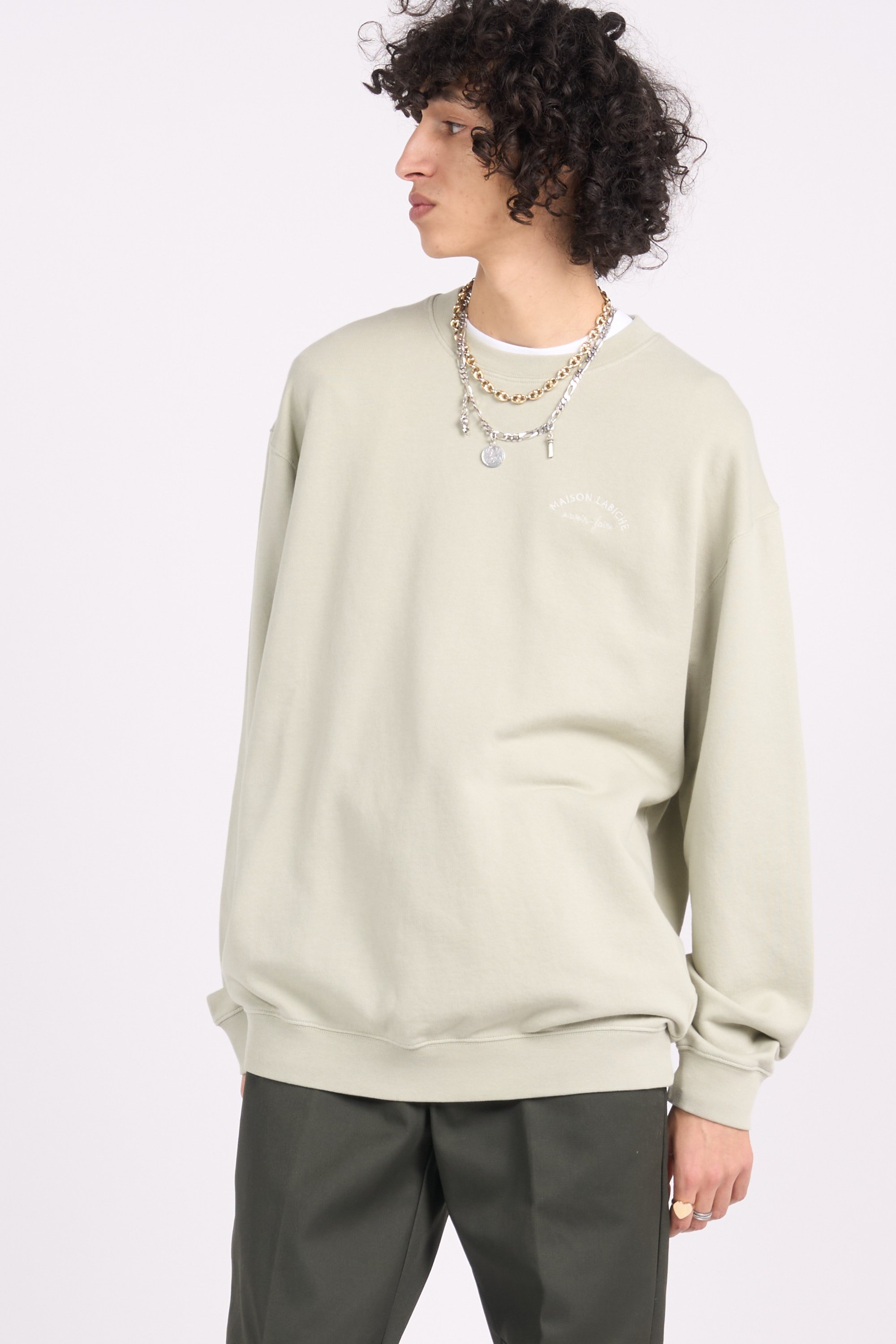 Sweatshirt | Khaki by MAISON LABICHE Sweatshirt Khaki