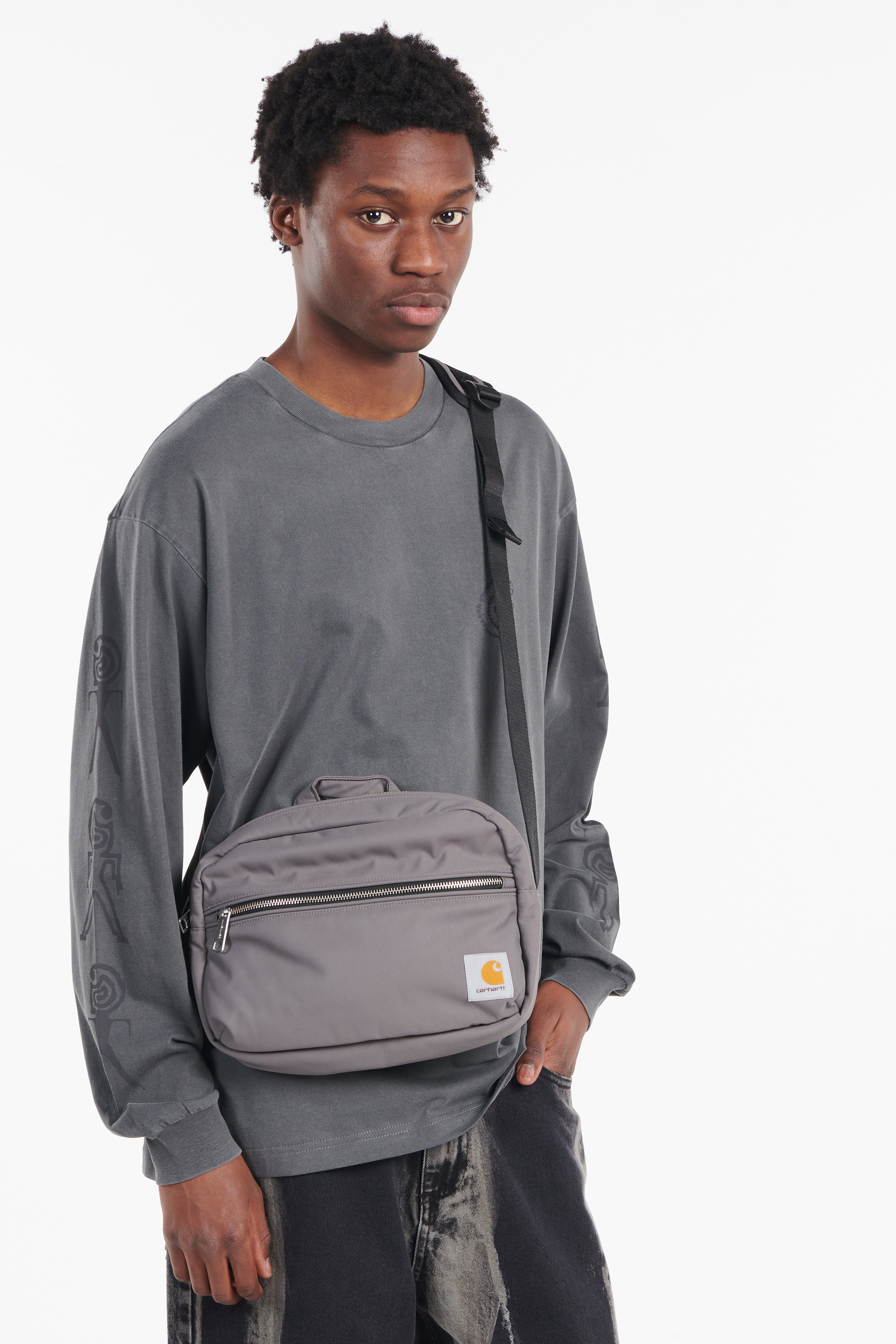 Sac bandoulière Gris