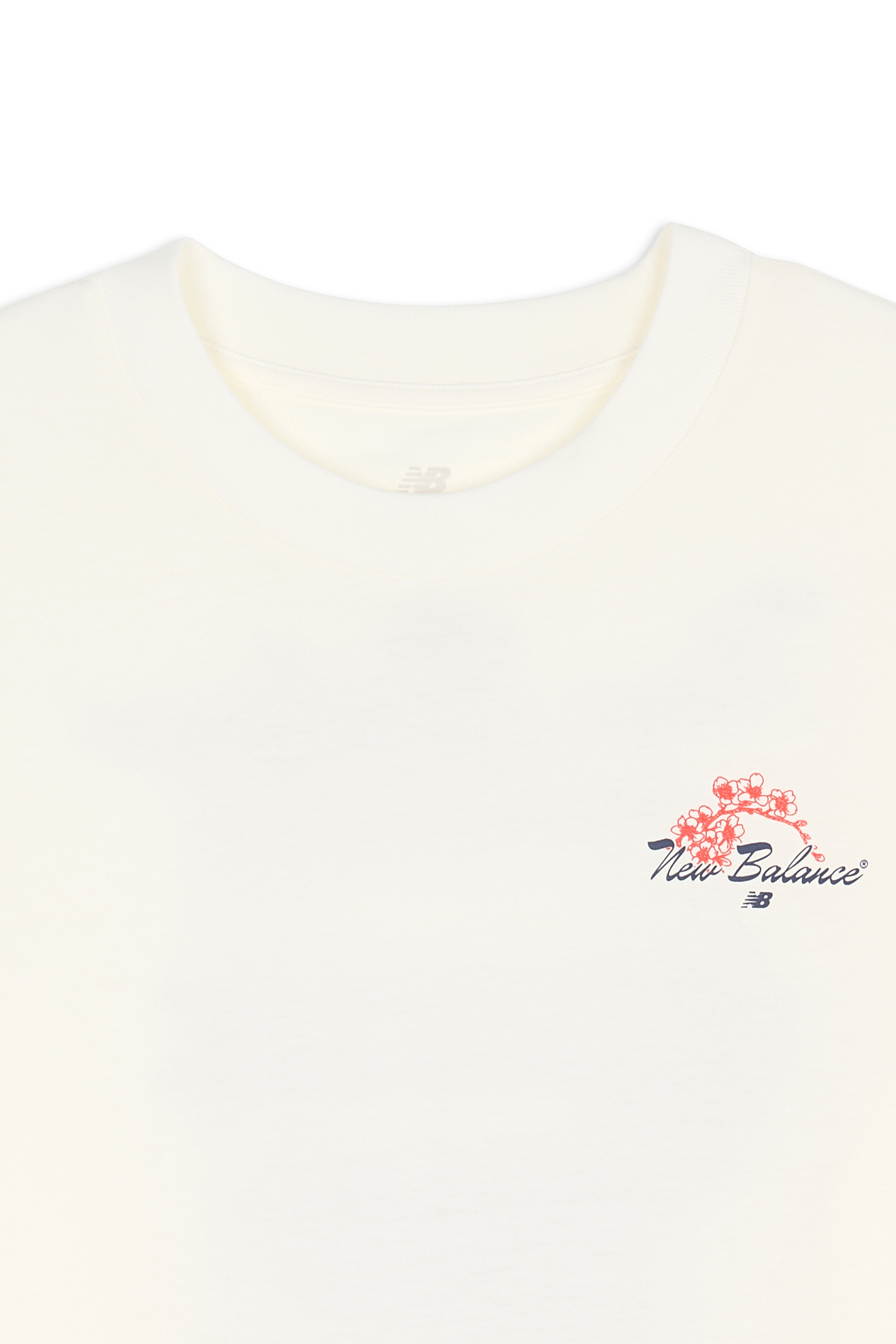 Regular-fit round-neck cotton T-shirt | Beige NEW BALANCE Men