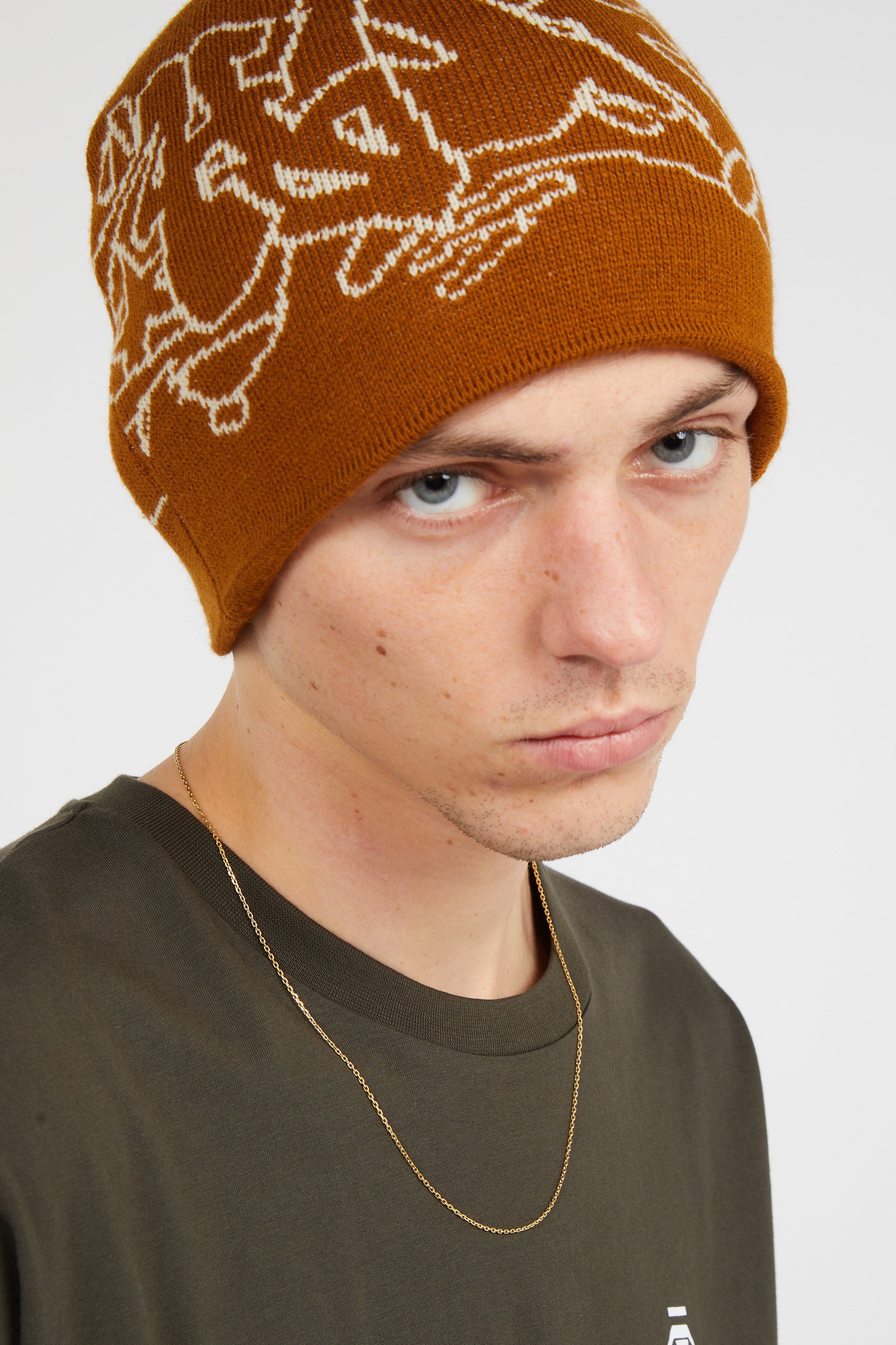 Beanie HUF Brown