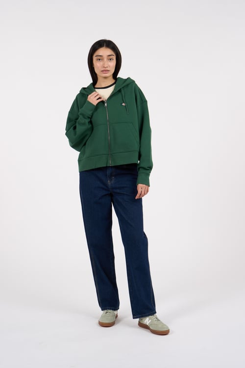 DICKIES Hoodie zippé Vert