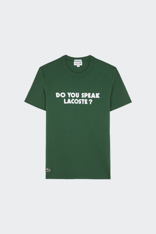 LACOSTE T-shirt Vert