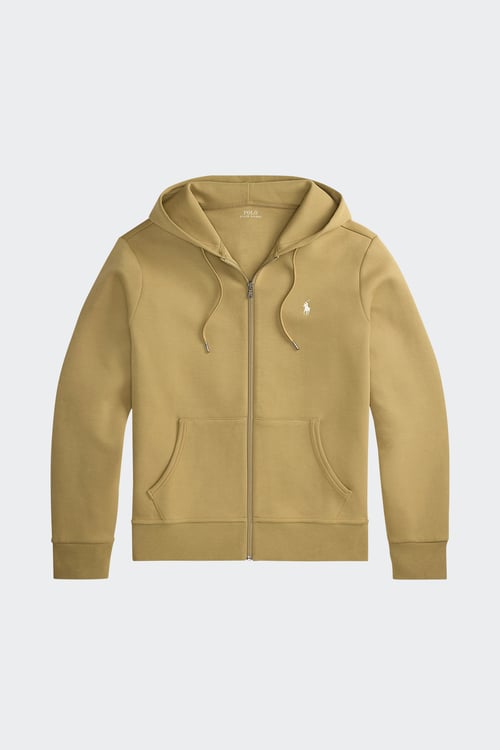 Polo - Hoodie zippé - Taille S Beige
