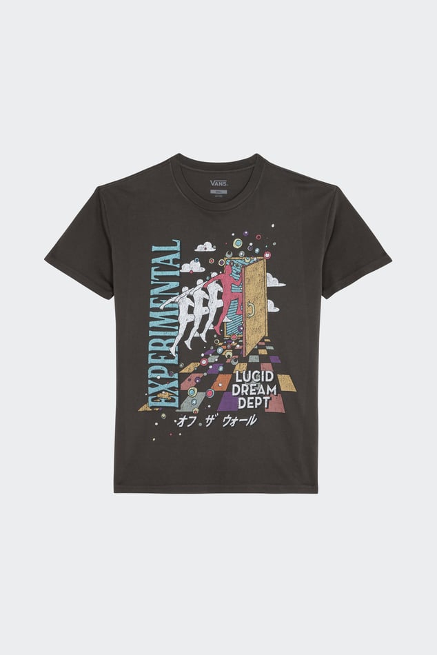 T shirt Vivid Dreams Oversized Noir Vans Femme Citadium