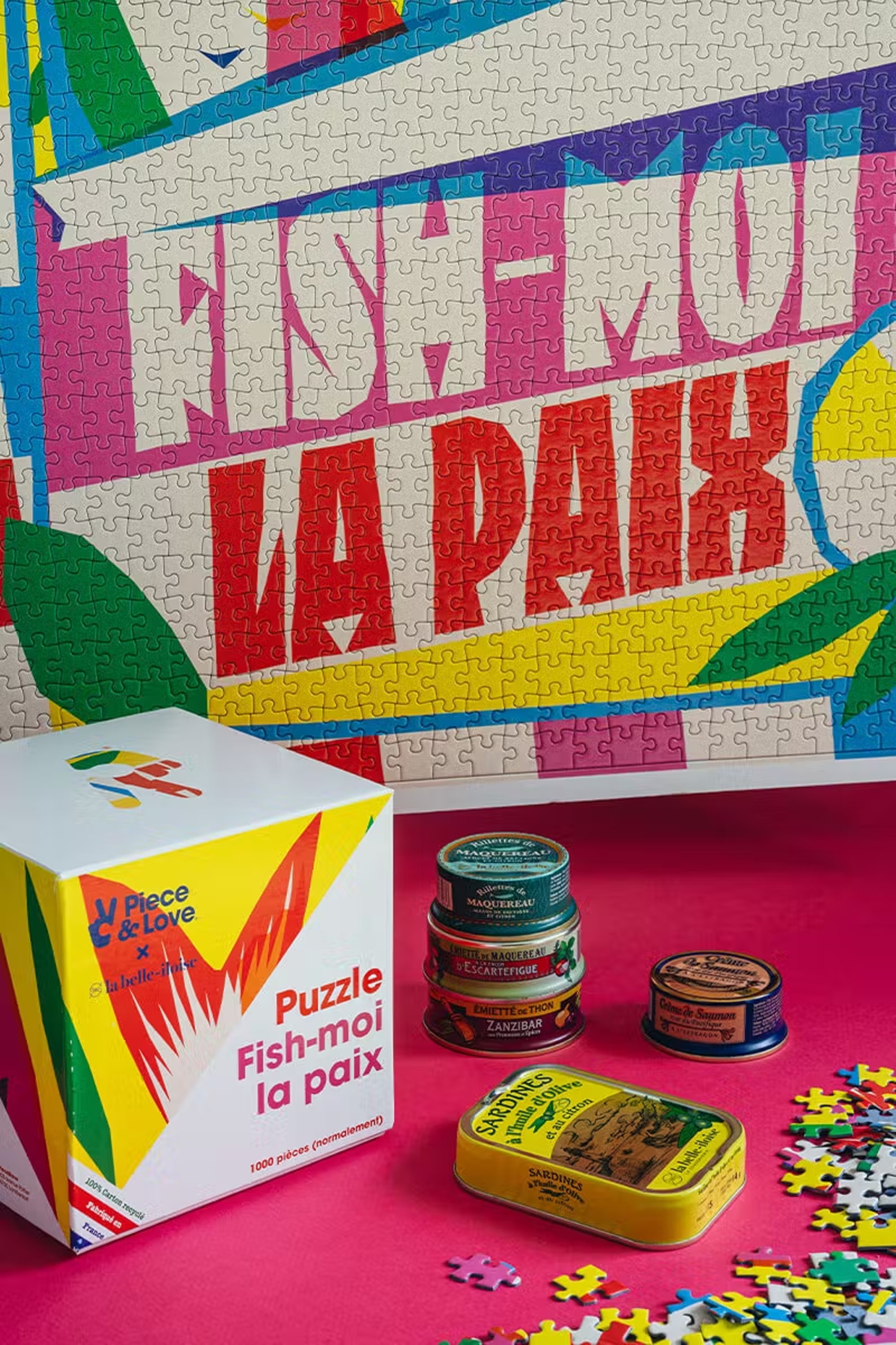 Puzzle | Multicolored by PIECE AND LOVE Puzzle Multicolored