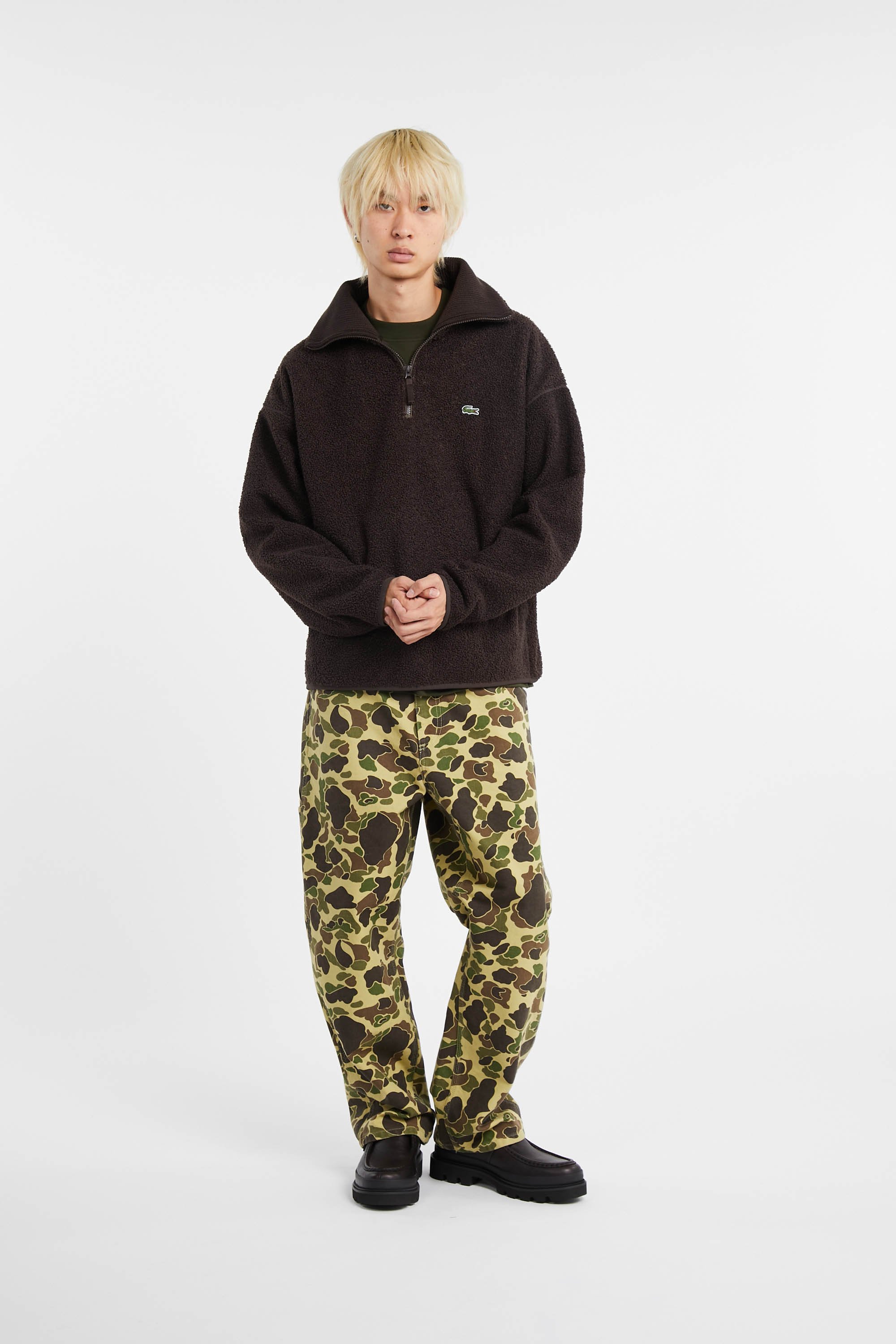 Sweatshirt LACOSTE Marron