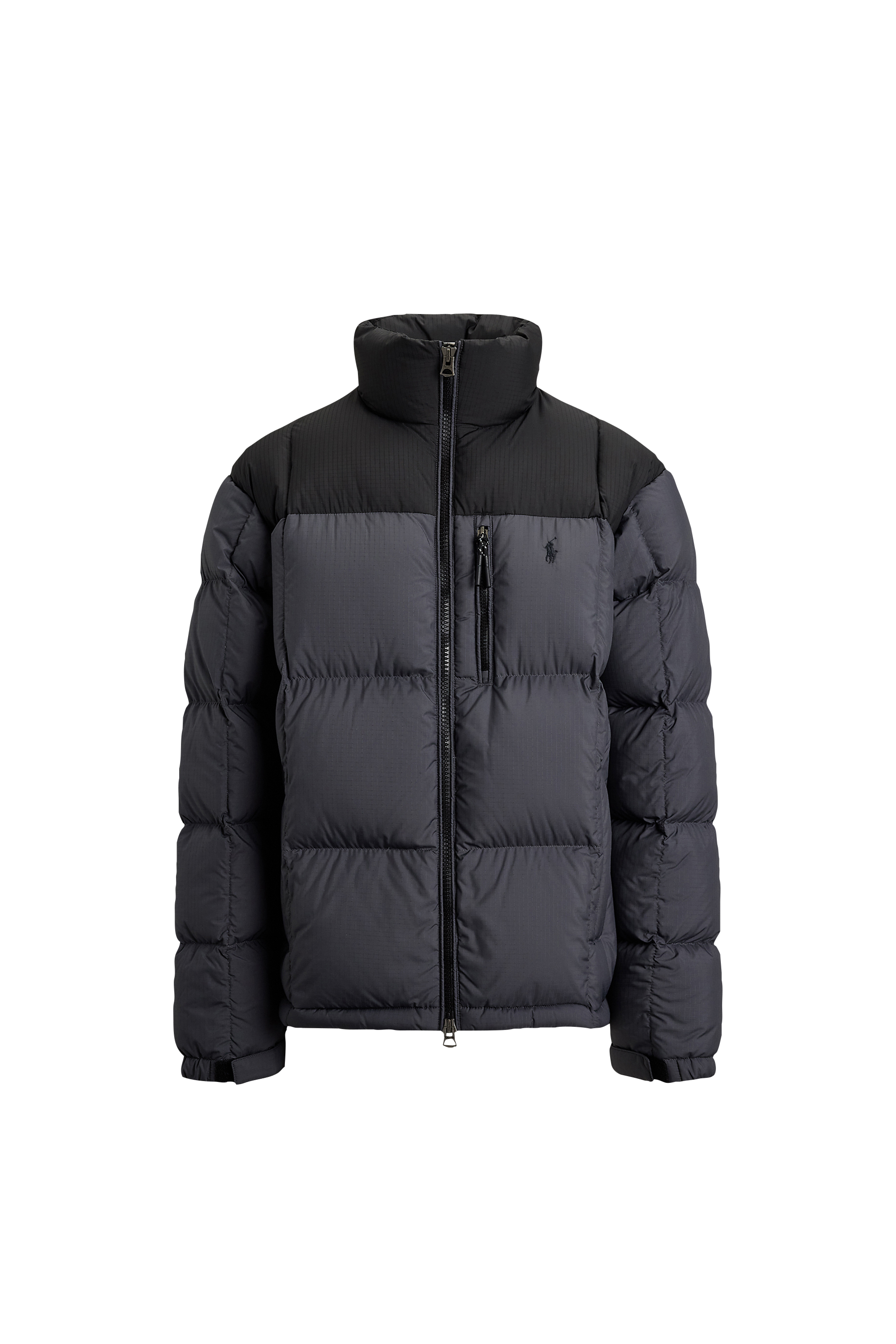 Lightweight quilted padded jacket with high neck The Gorham Down Jacket Polo black/dark slate