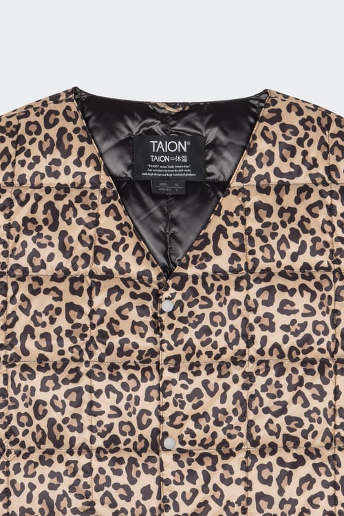 TAION Doudoune sans manches  Marron