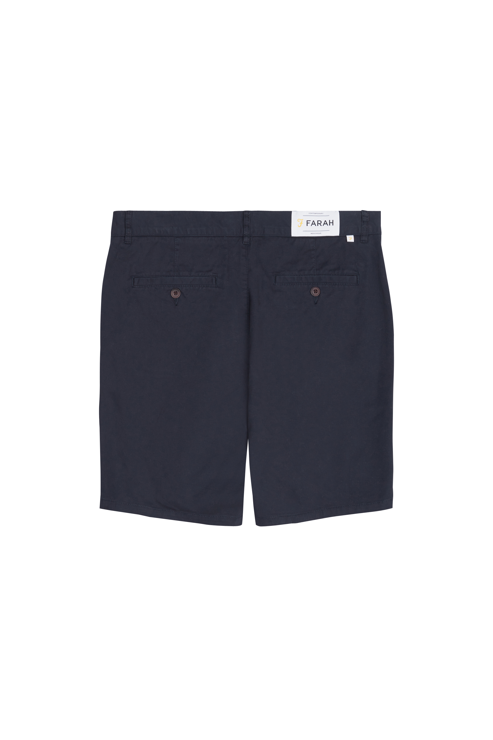 Short chino en coton Bleu