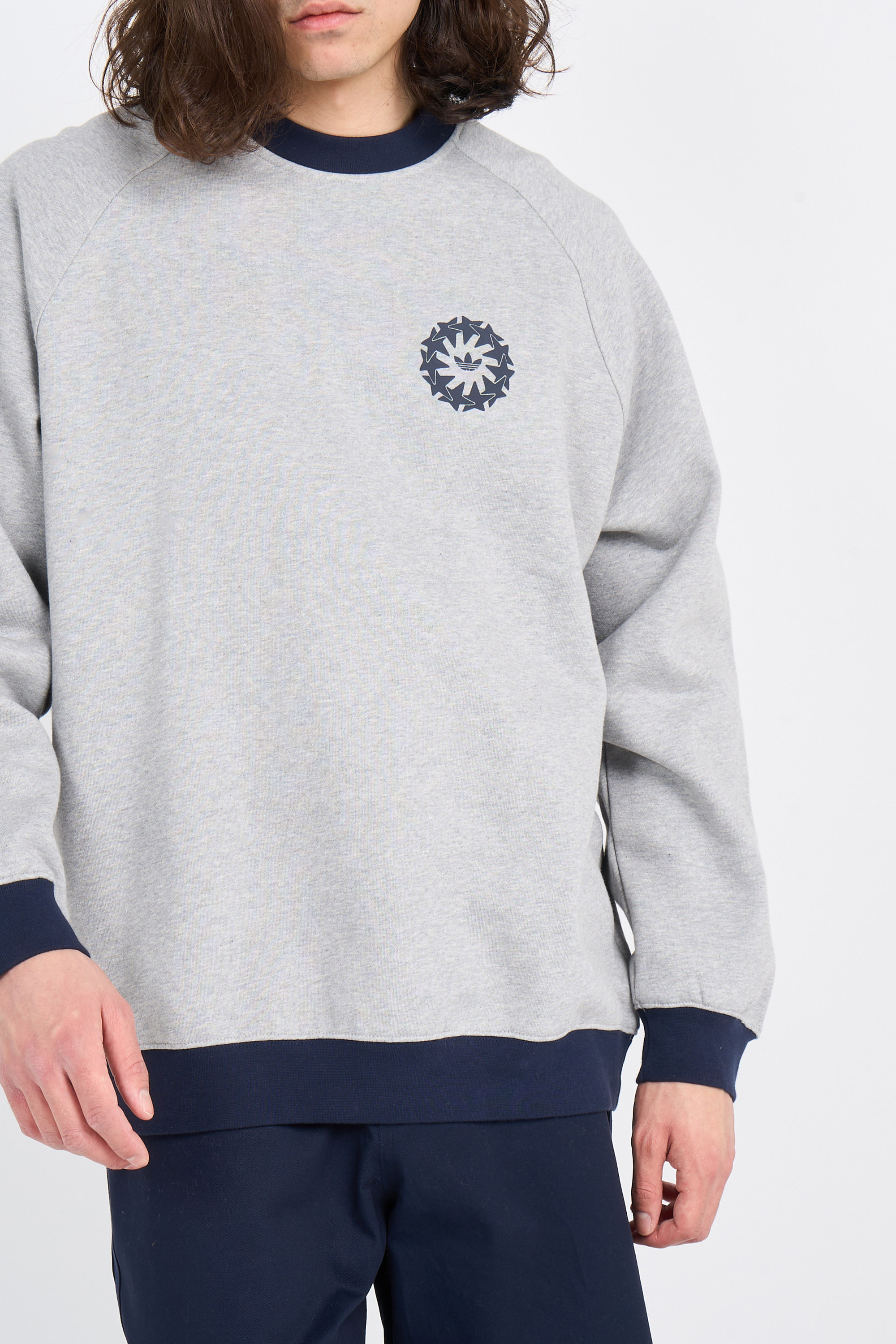 Sweatshirt ADIDAS ACTION SPORT Gris