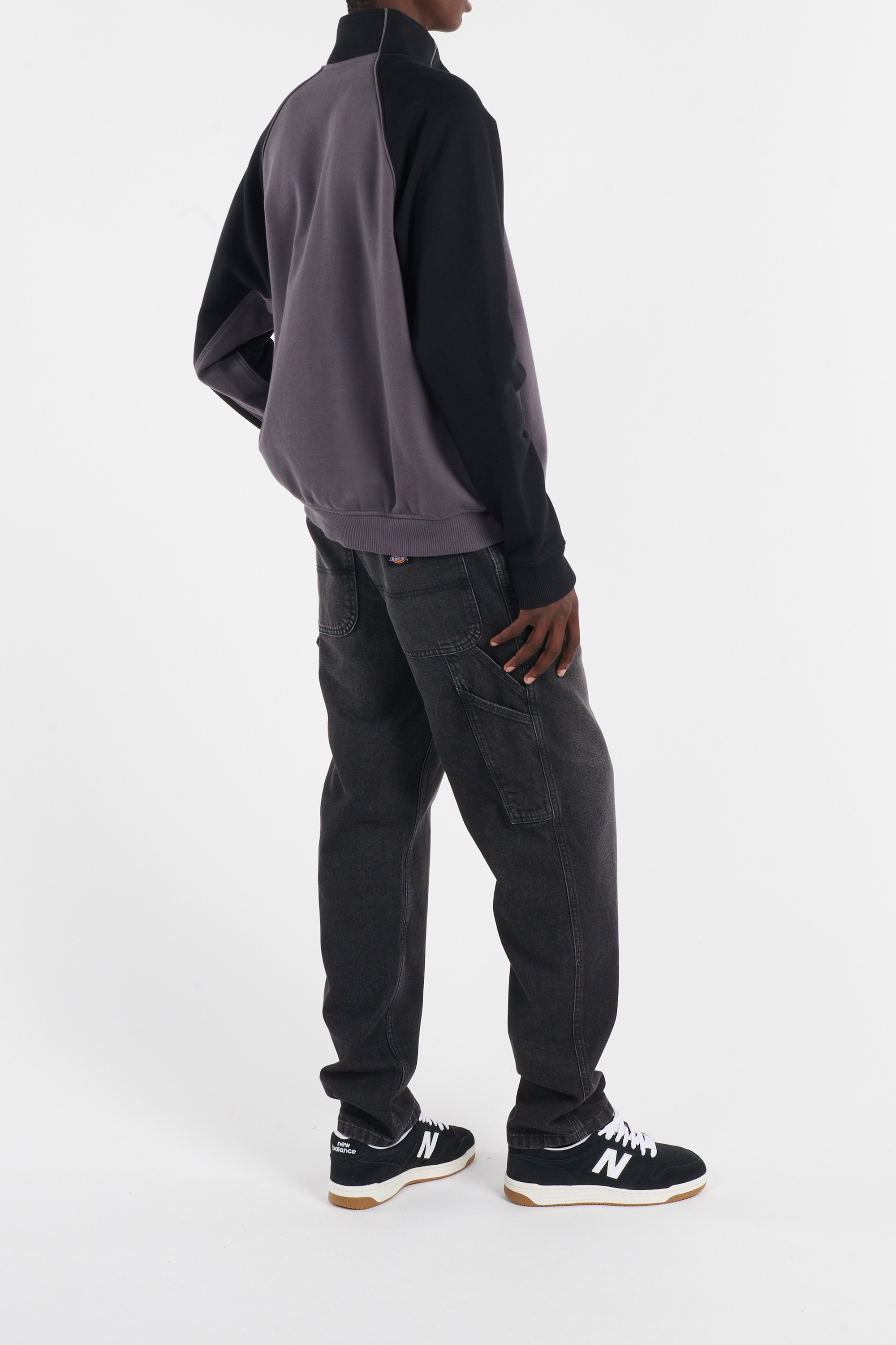 Zip-up sweatshirt | Black DICKIES Men