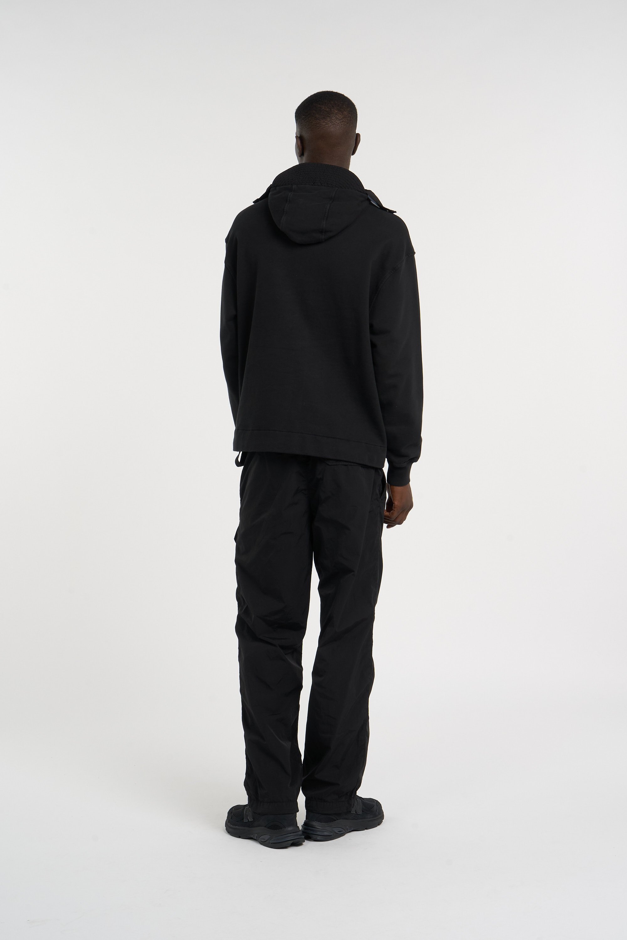 Hoodie zippé | Noir C.P. COMPANY Homme