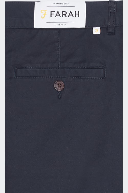 FARAH Cotton chino shorts Blue
