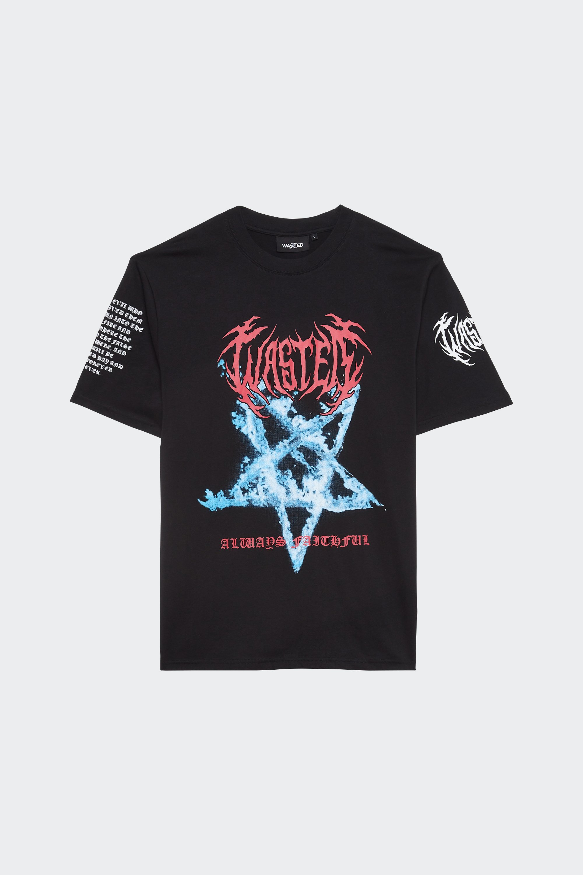 T-shirt  | Noir by WASTED T-shirt  Noir