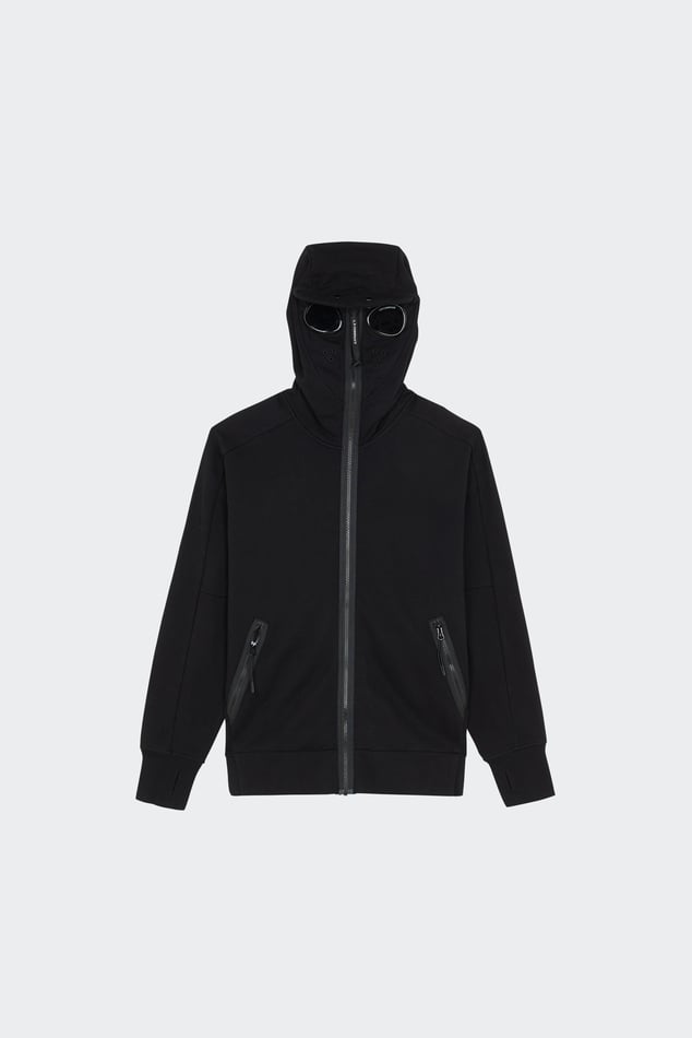 Zip up Hoodie Diagonal Raised Fleece Goggle Black C.p. Company Man Citadium