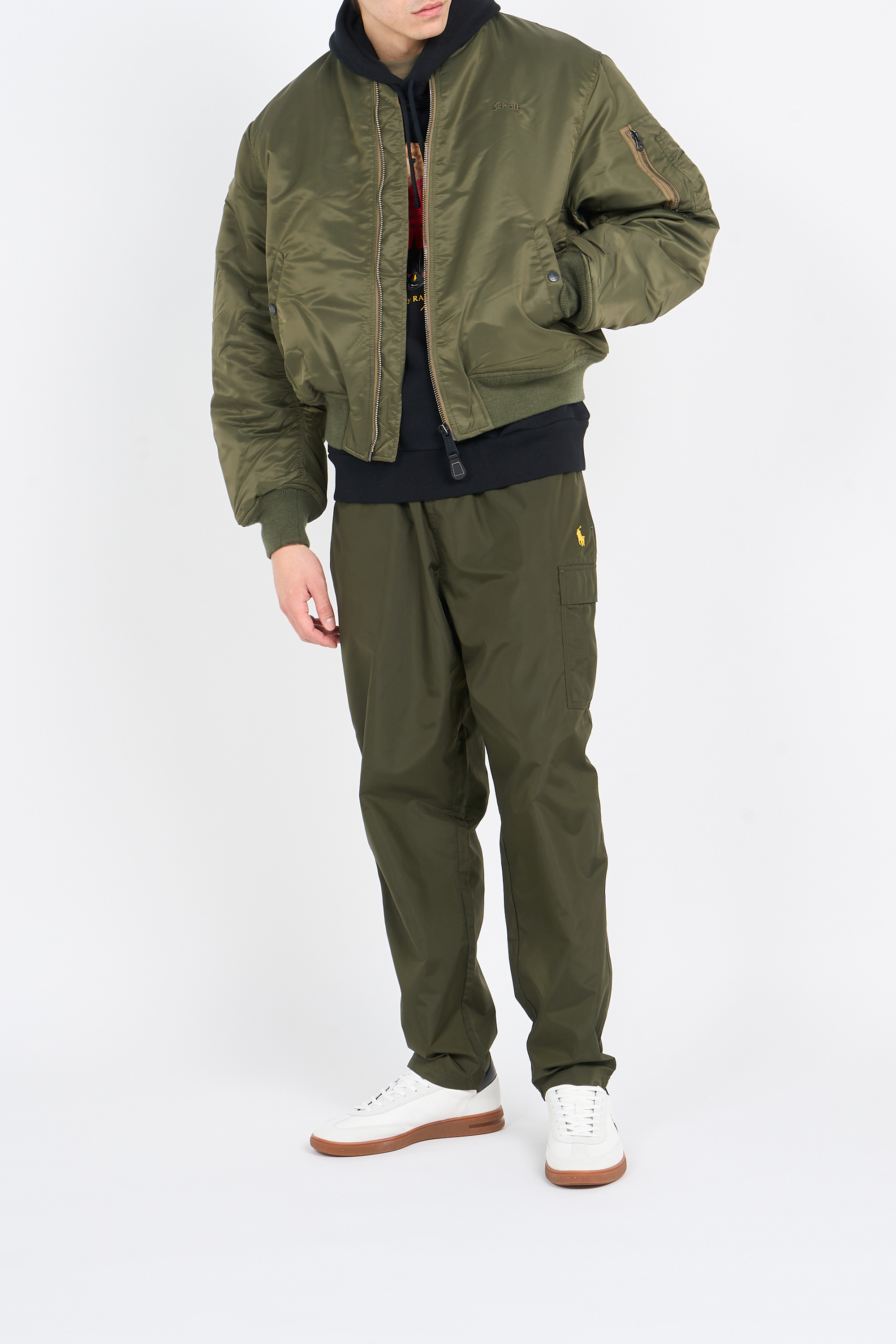 Bomber jacket | Khaki SCHOTT Men