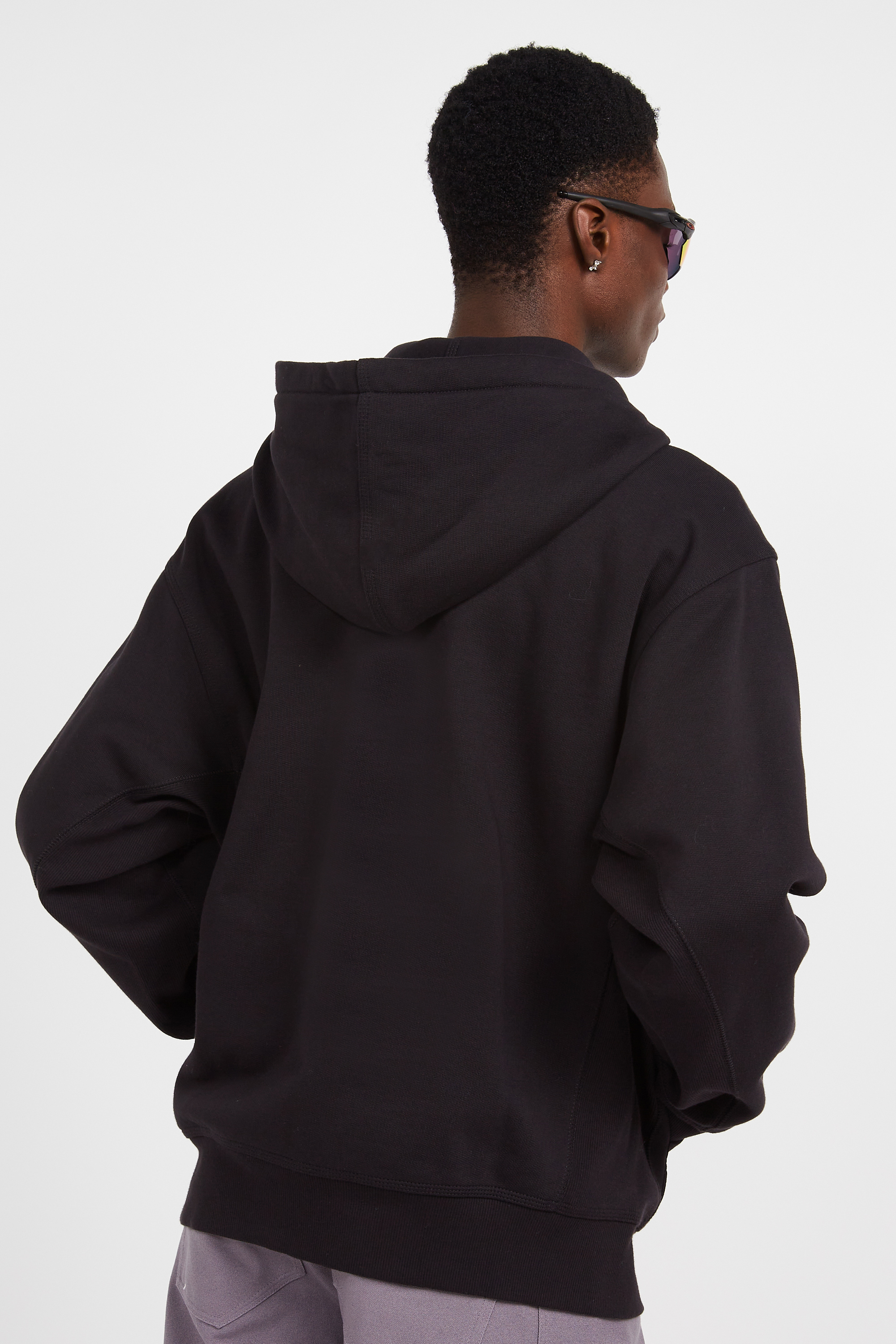 Zip-up sweatshirt Black