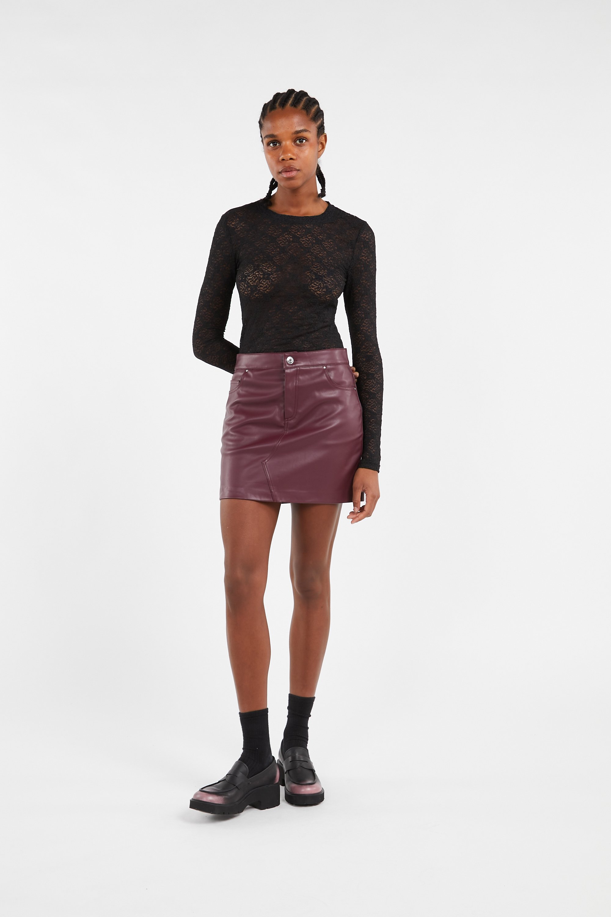 Jupe NOISY MAY Rouge