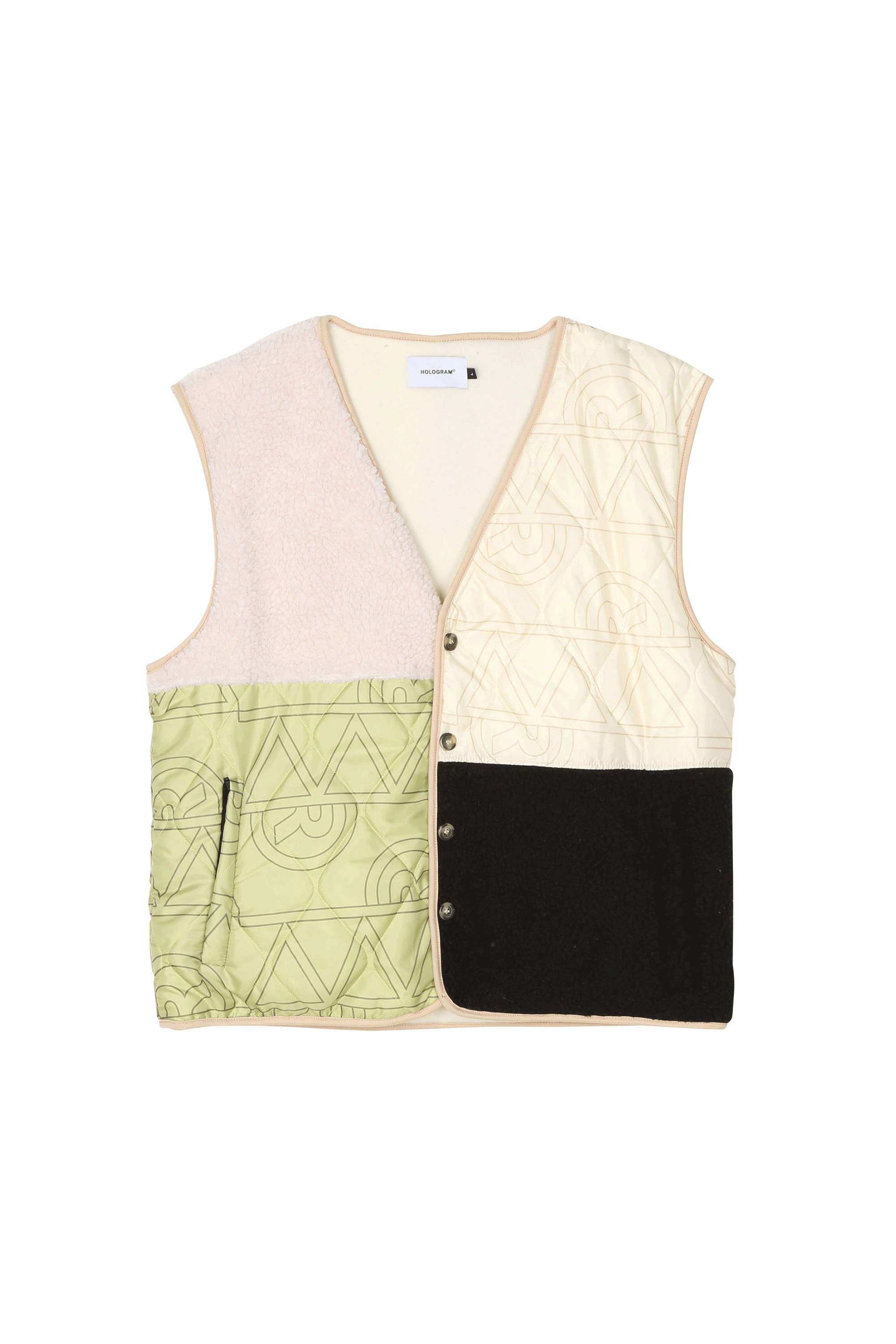 sleeveless jacket Multicolor