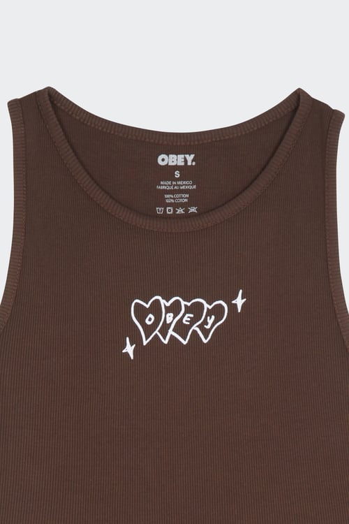 OBEY Top Marron