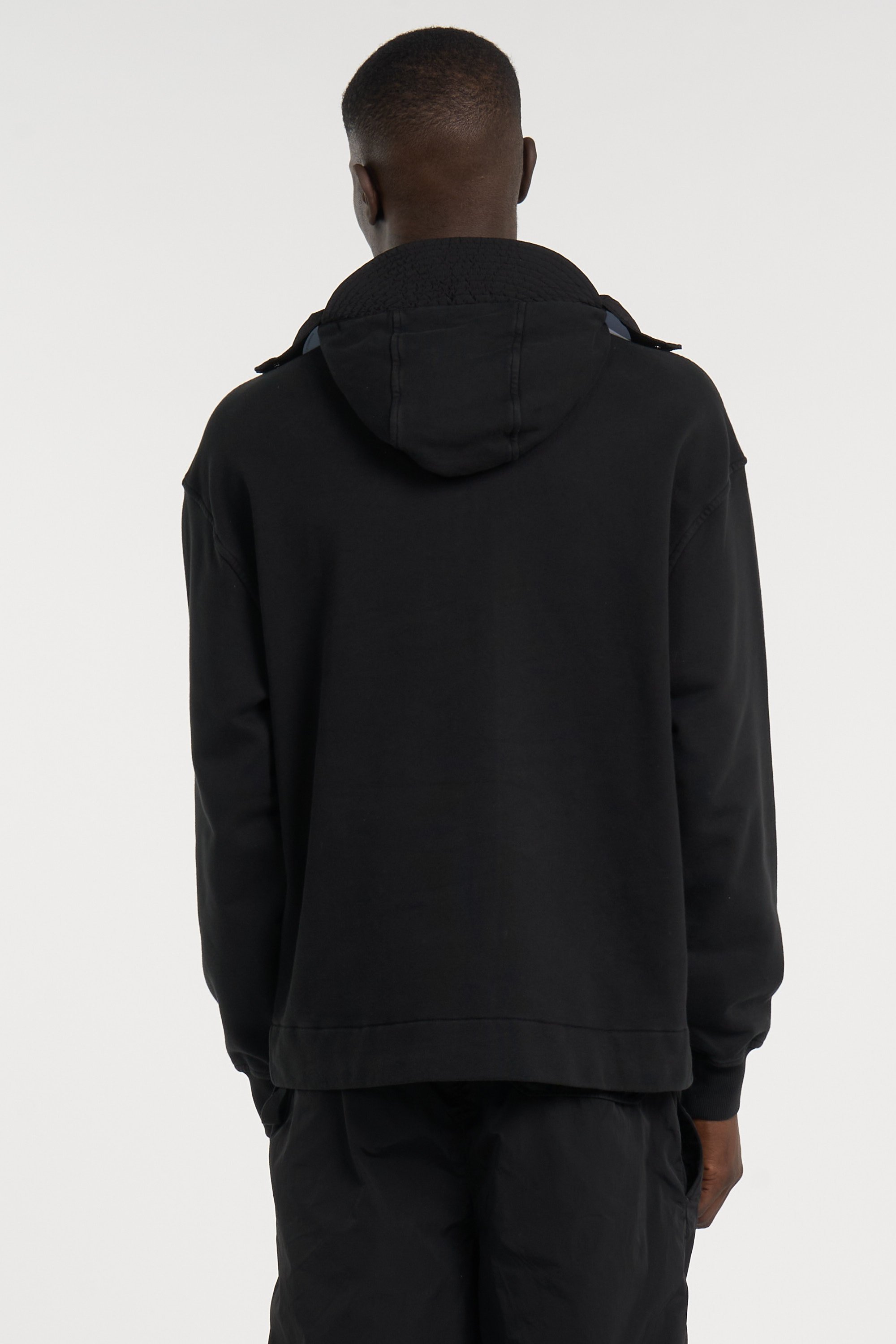 Hoodie zippé | Noir C.P. COMPANY Homme