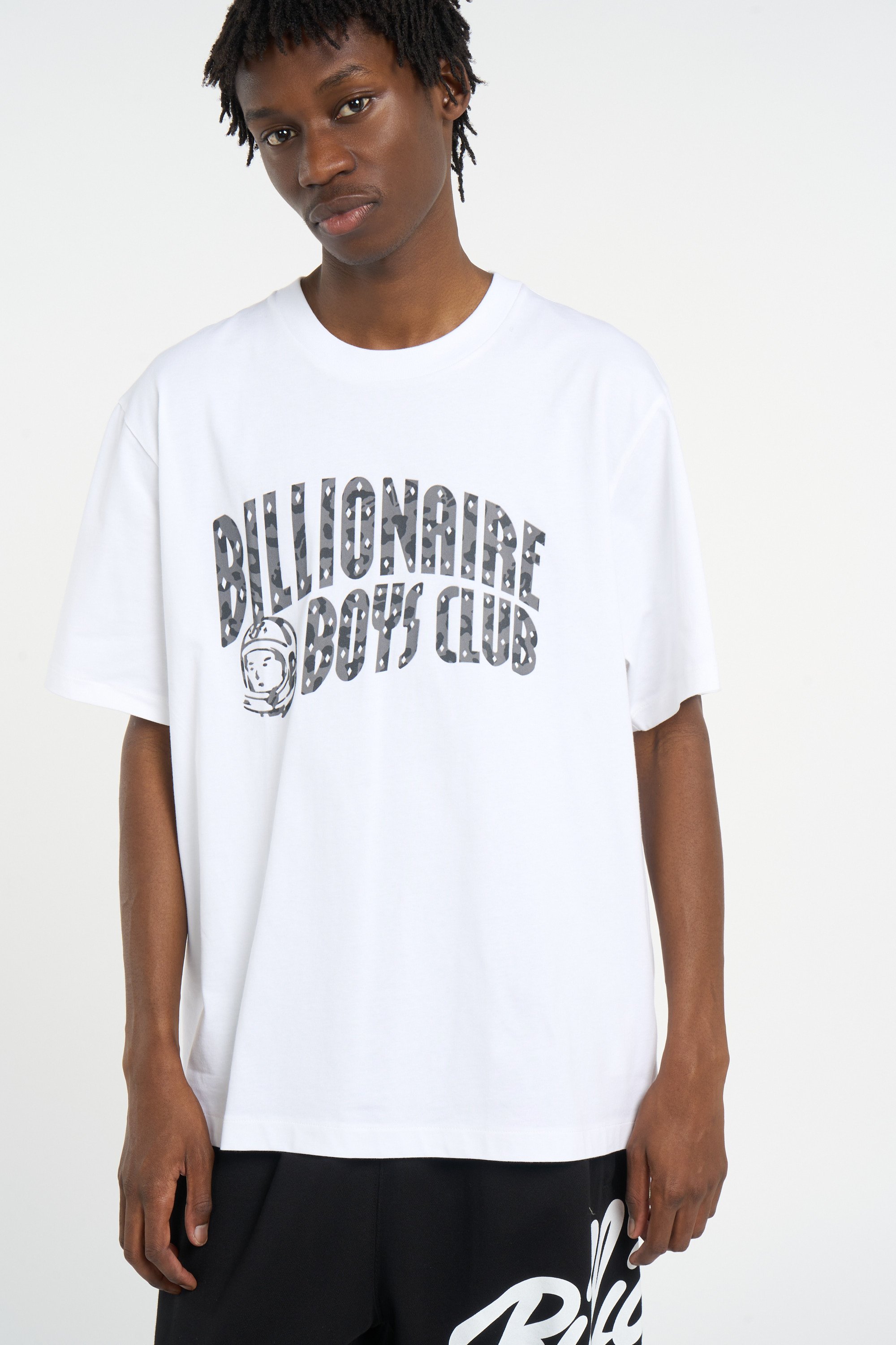 Regular-fit round-neck cotton T-shirt | White BILLIONAIRE BOYS CLUB Men
