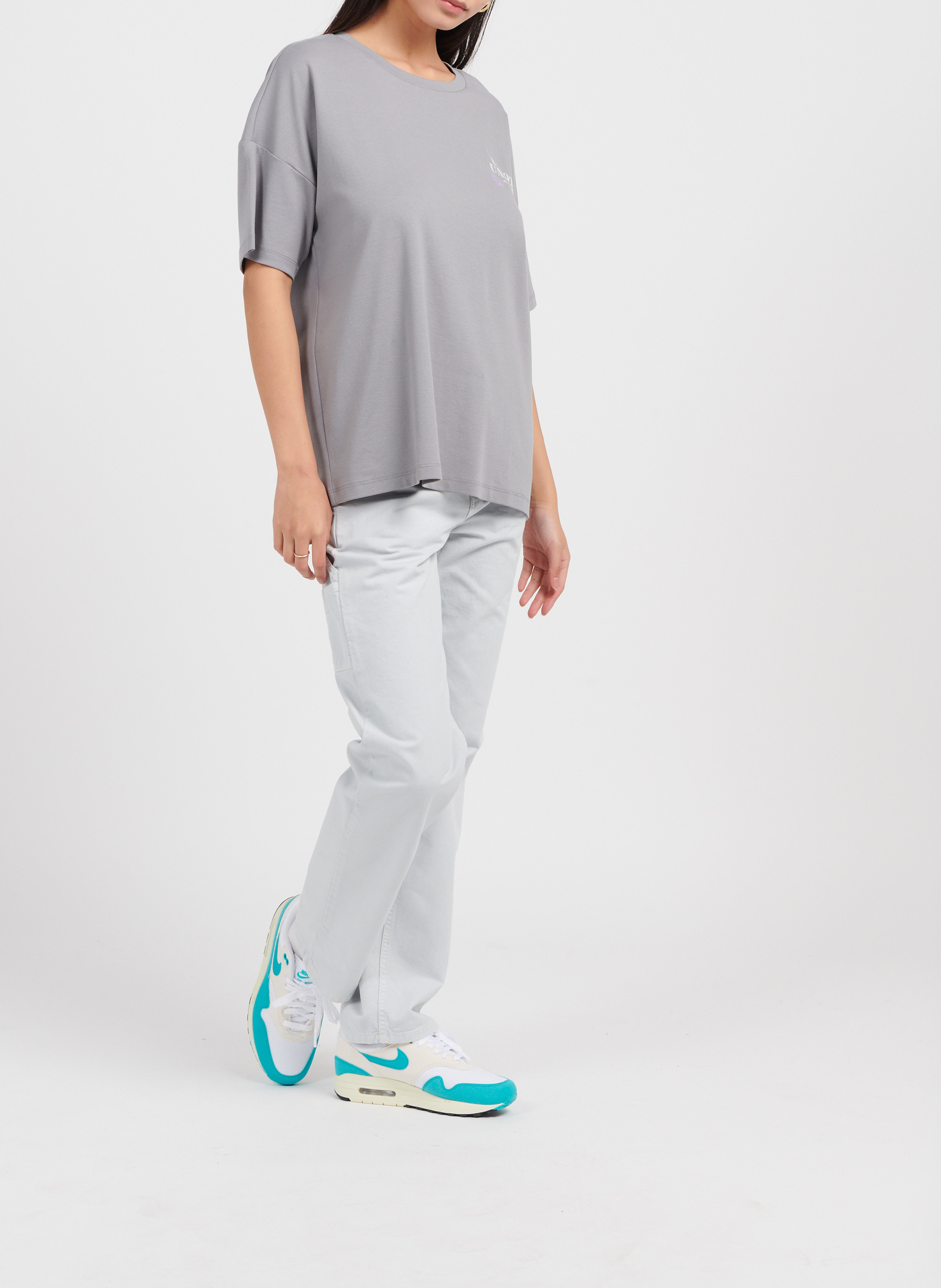 T-shirt NOISY MAY Gris