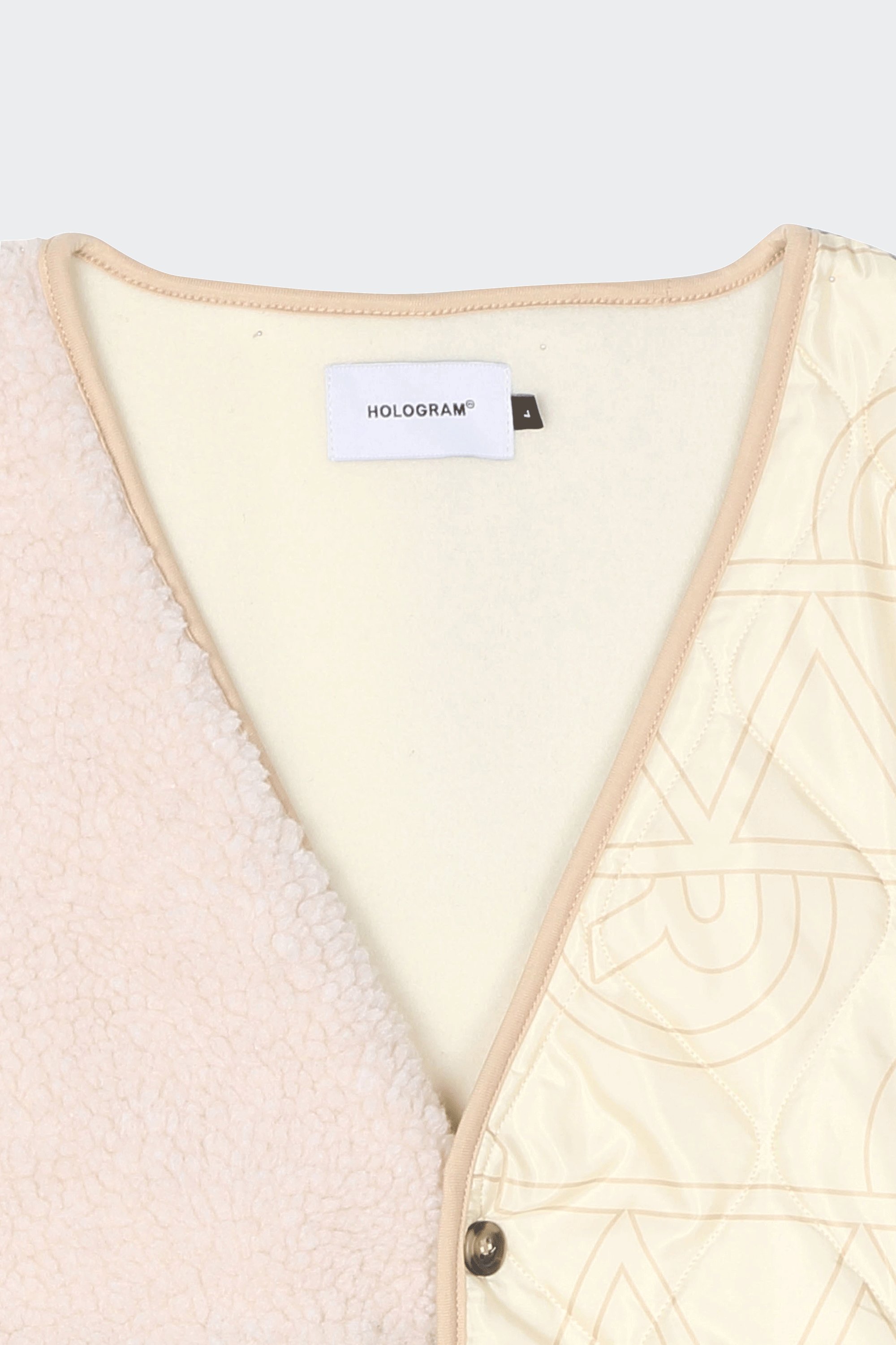 sleeveless jacket | Multicolor by HOLOGRAM sleeveless jacket Multicolor