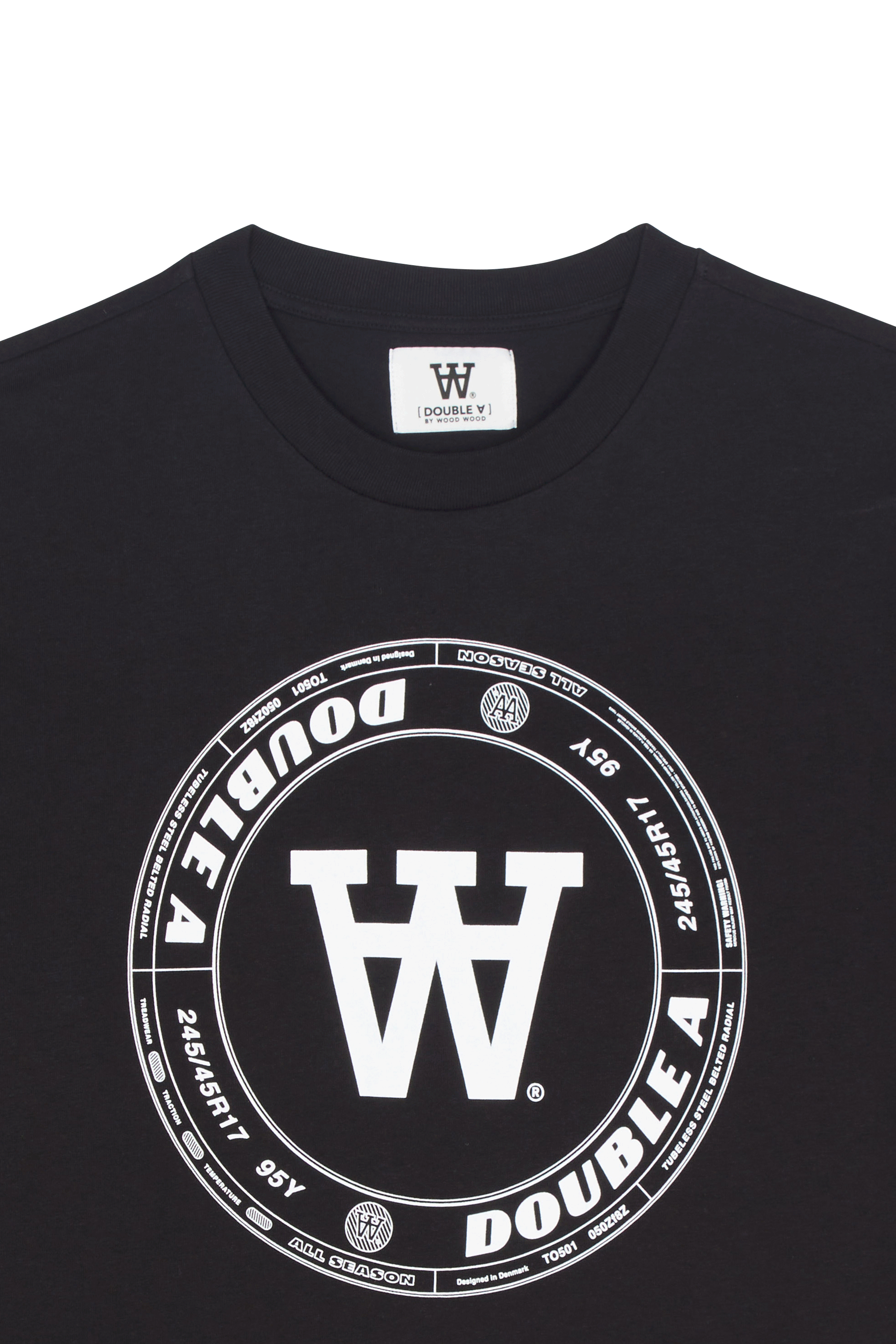 T-shirt WOOD WOOD Noir