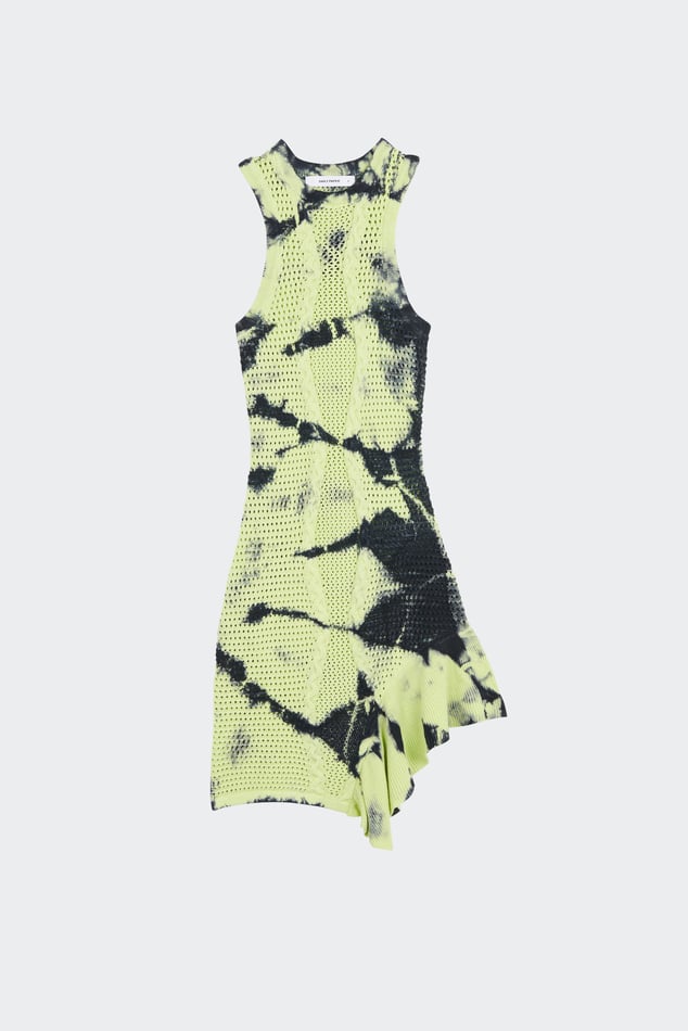 daily paper crochet dress Daily Paper Women's Shield Crochet Dress in Hazel Brown Daily Paper