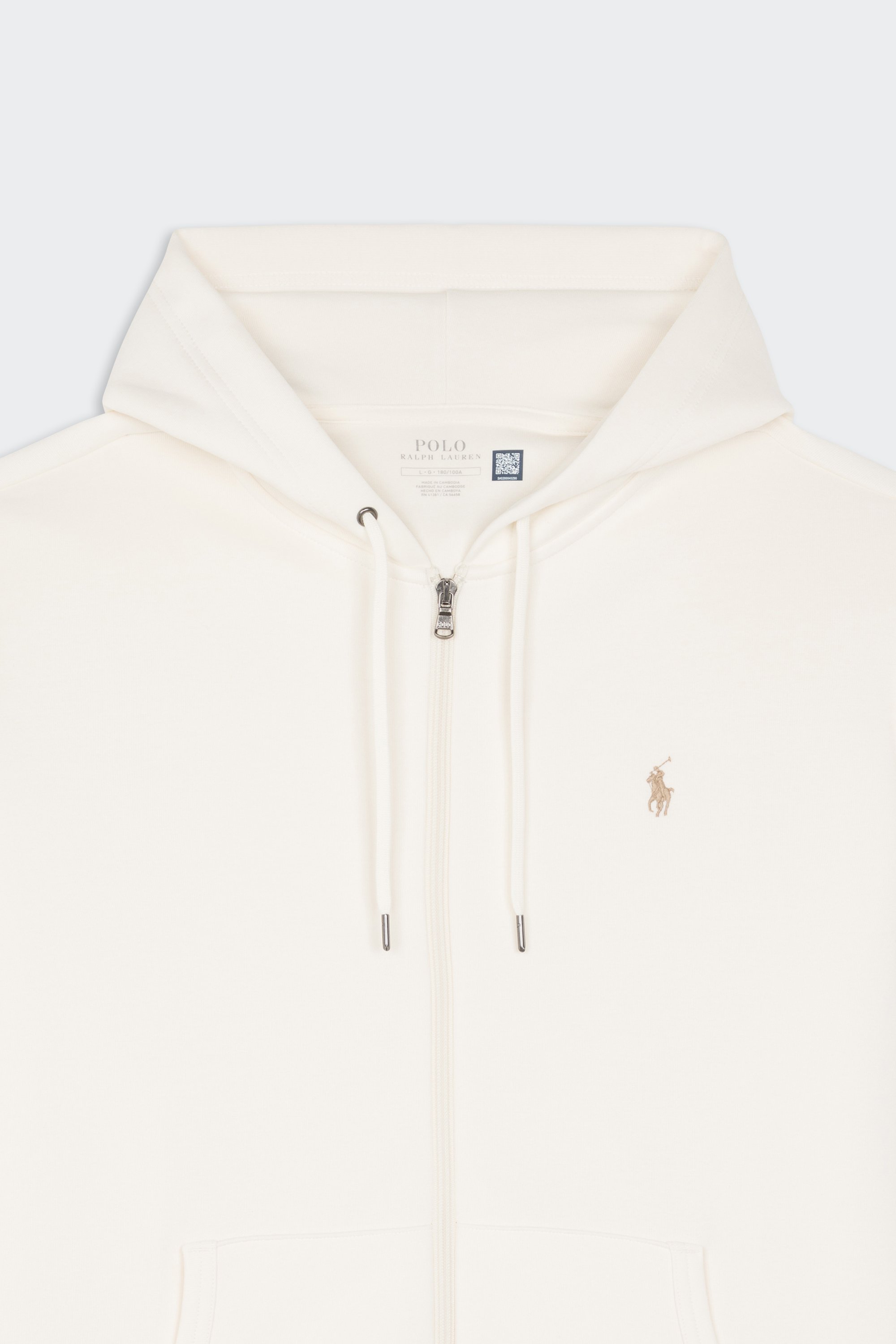 Hoodie zippé | Beige by POLO RALPH LAUREN Hoodie zippé Beige