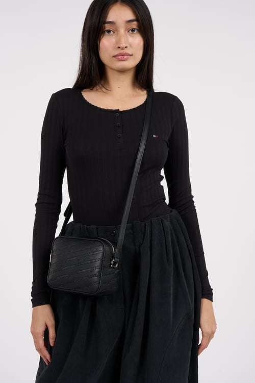TOMMY JEANS Baindeminuit shoulder bag Black
