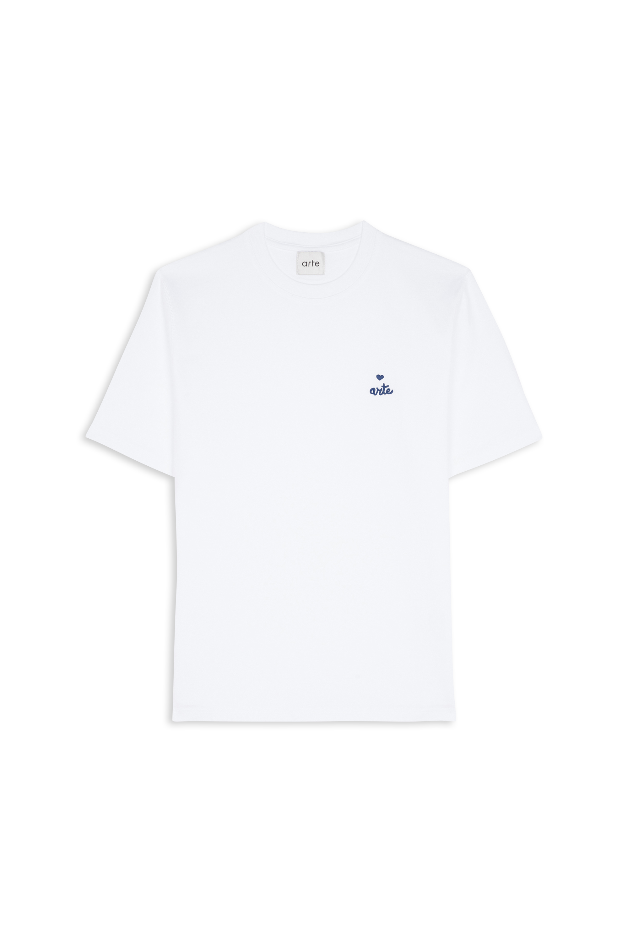 Regular-fit round-neck cotton T-shirt White