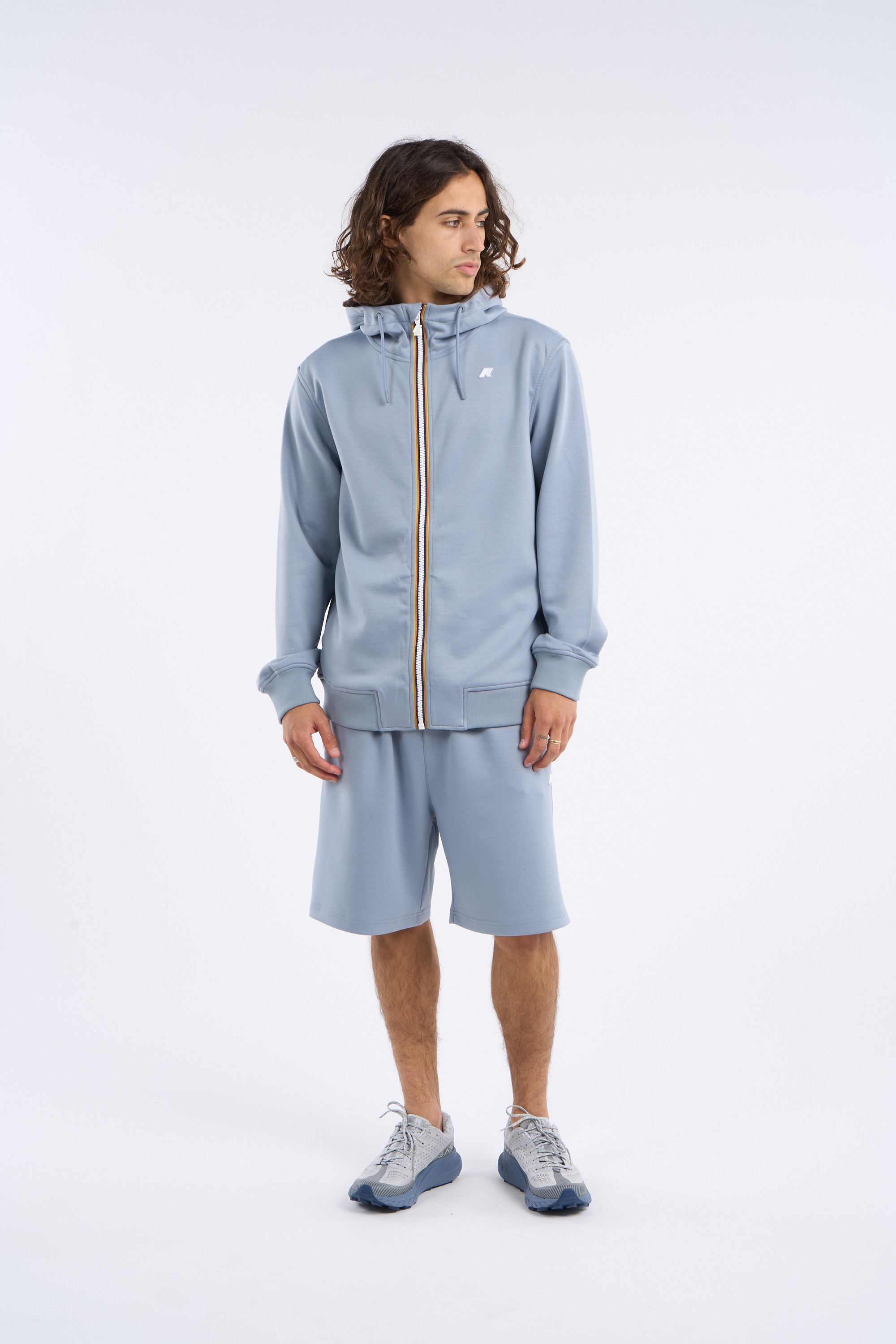 zip-up hoodie Grey
