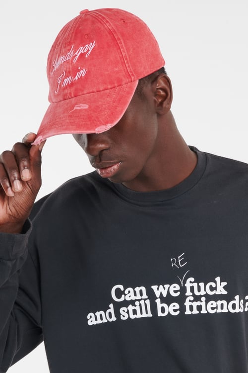 CARNE BOLLENTE Casquette Rouge