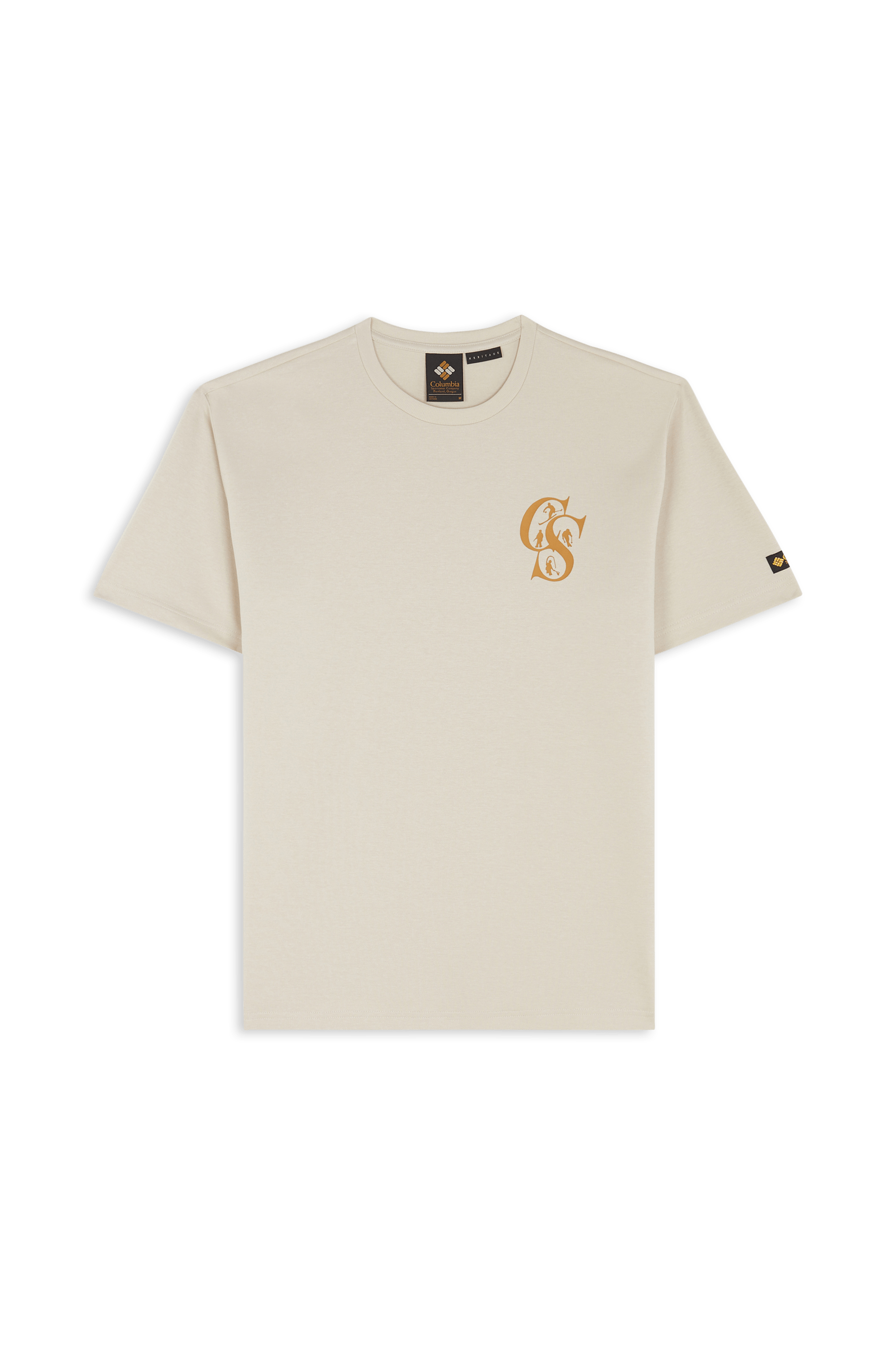 T-shirt CSC Heritage Graphic Tee Brown