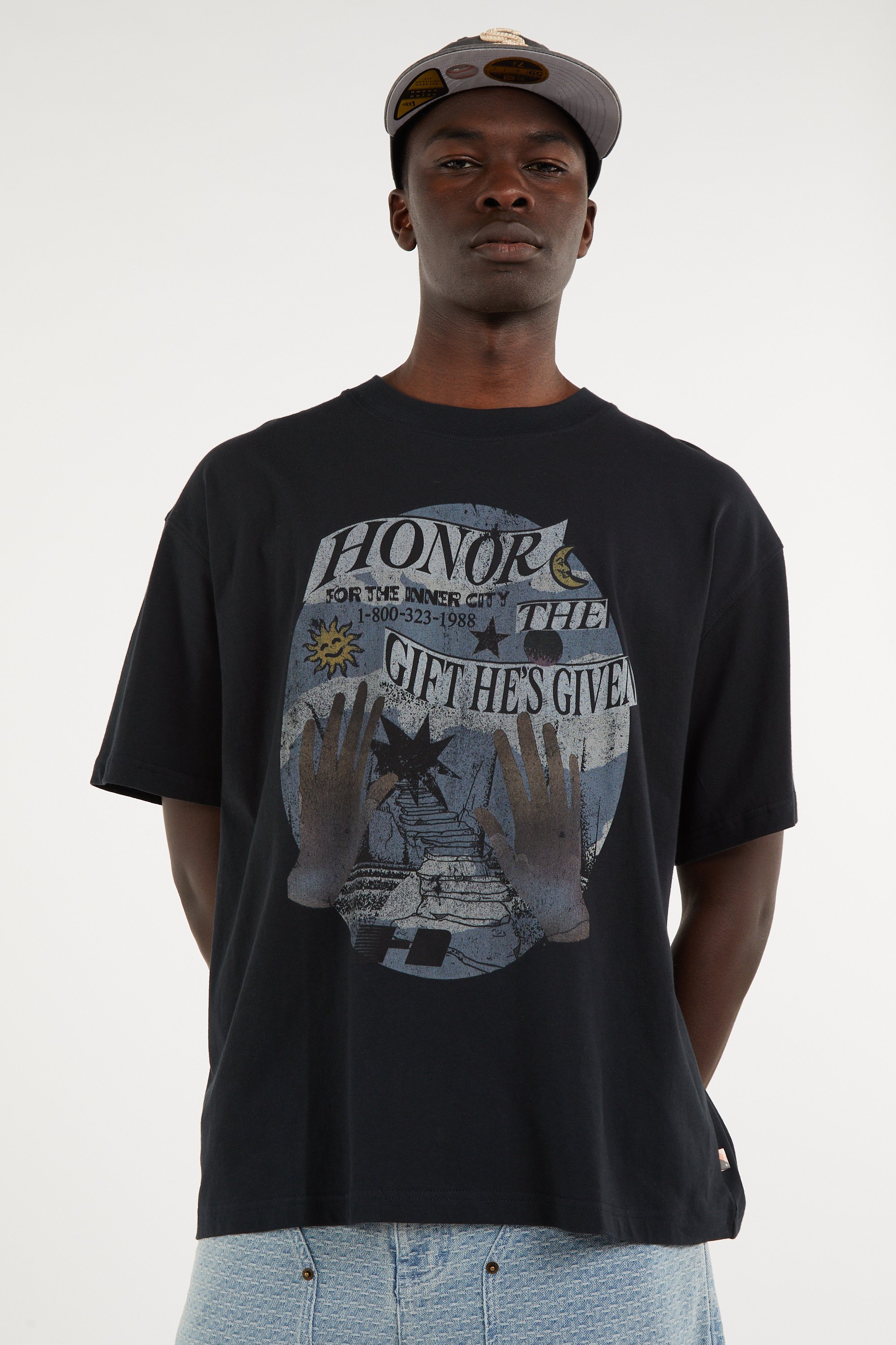 T-shirt | Noir HONOR THE GIFT Homme