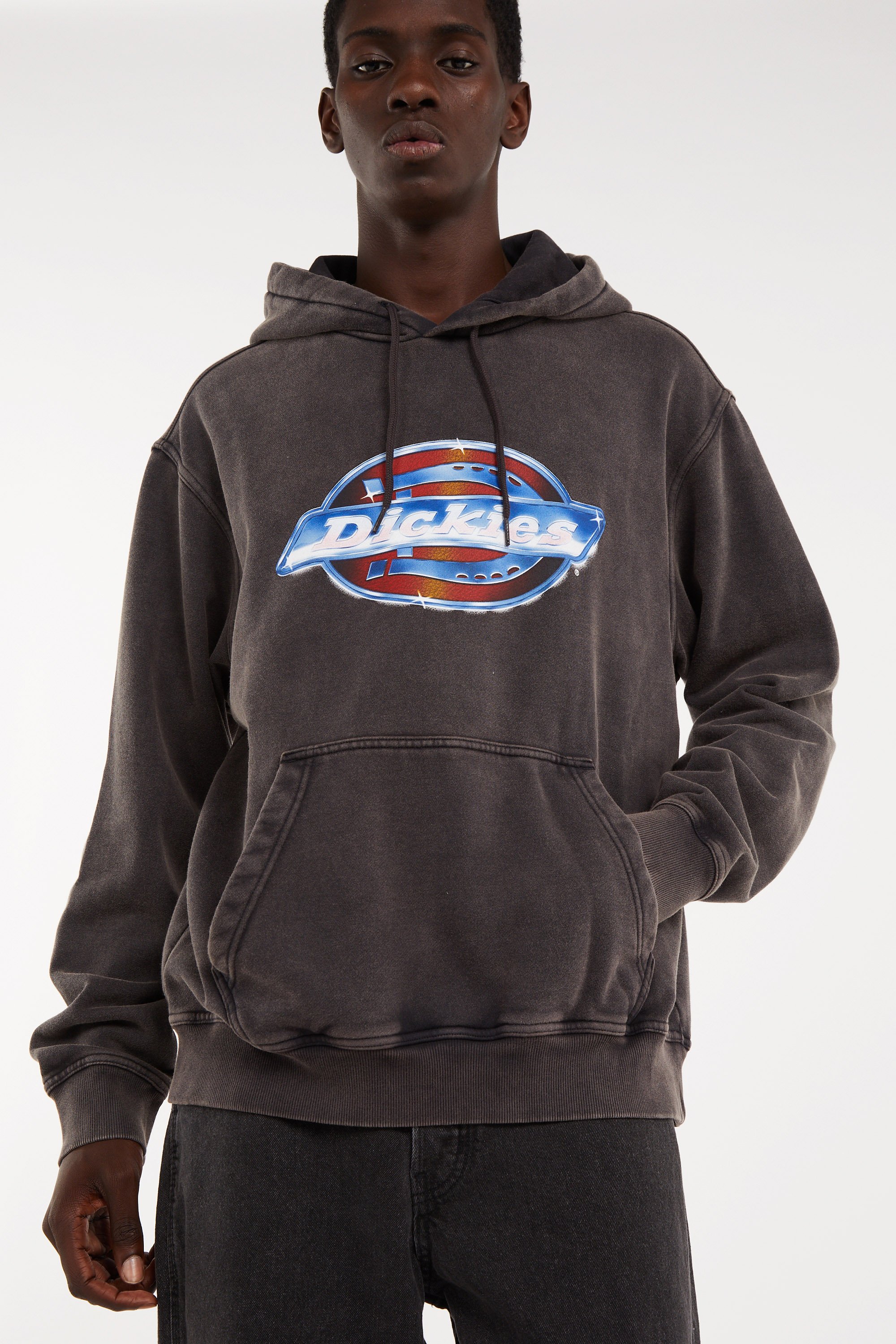 Tommy badge sweatshirt | Black DICKIES Men