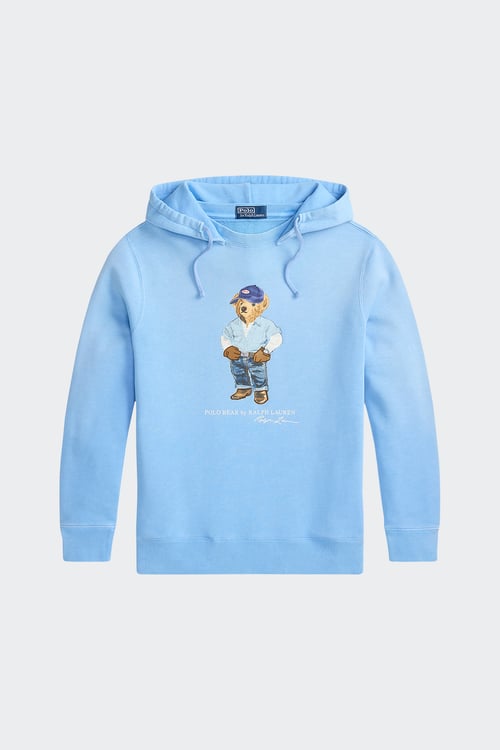 Polo - Hoodie - Taille S Bleu
