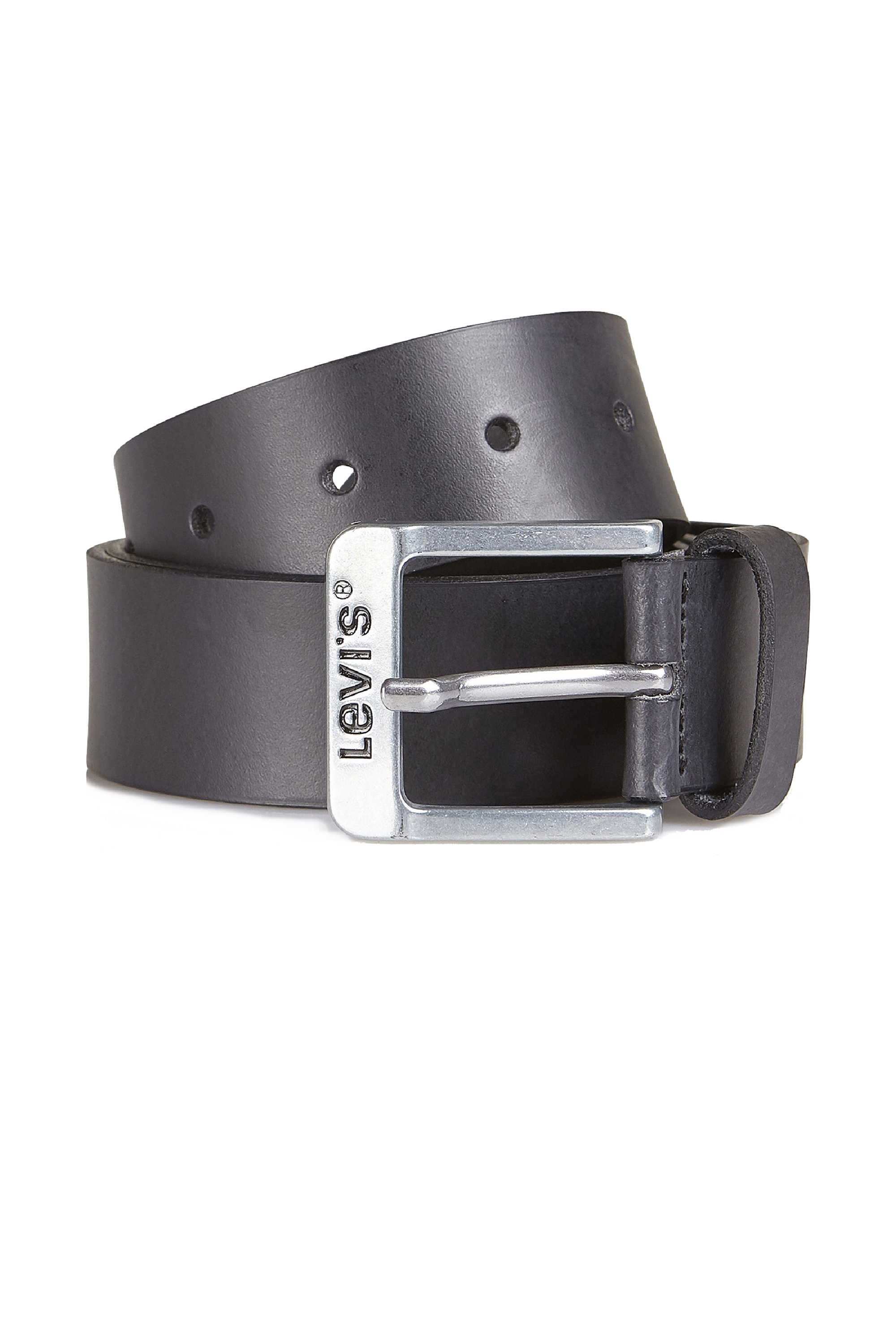 Leather belt Black
