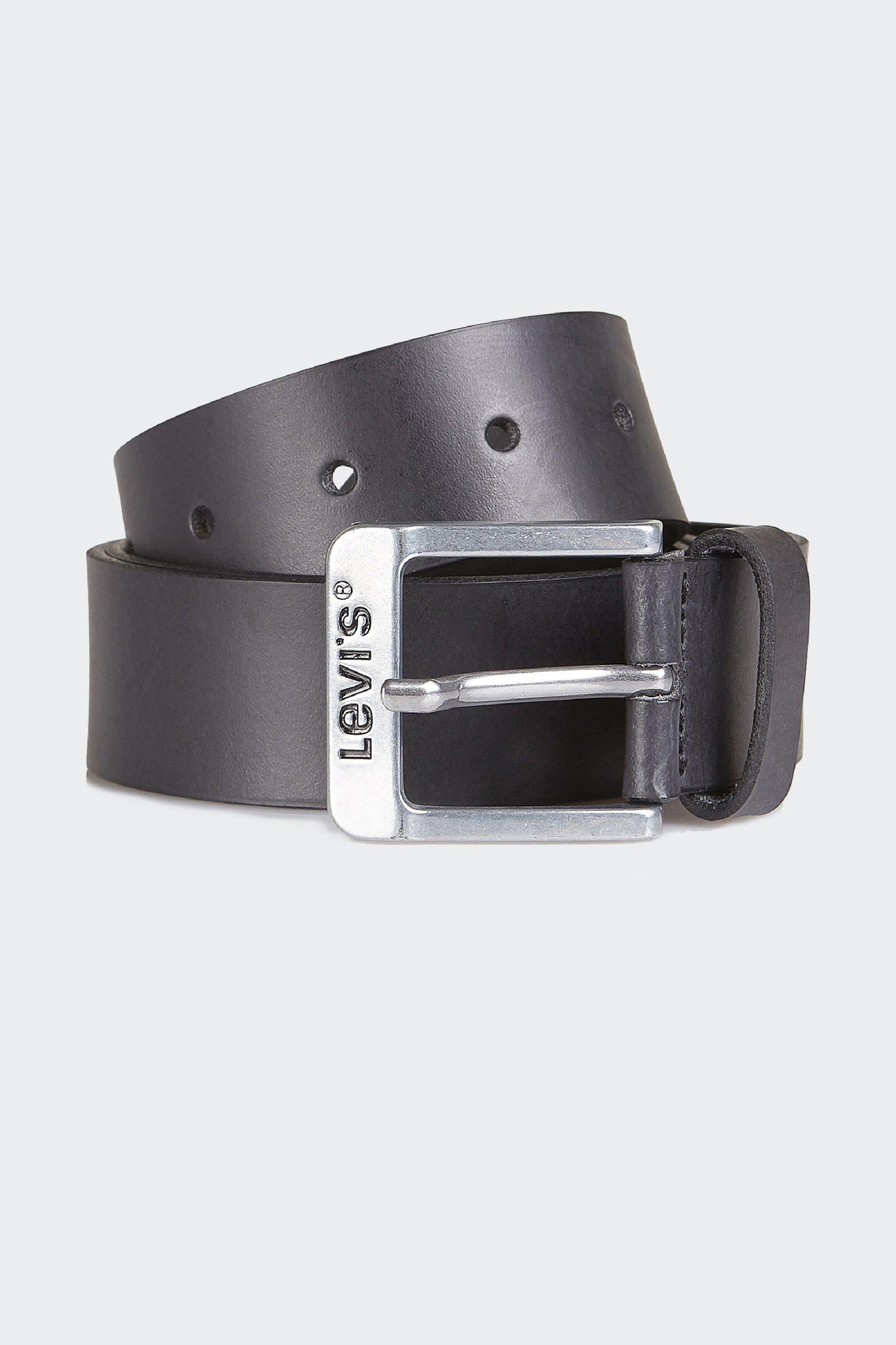 Leather belt | Black by LEVI'S Leather belt Black