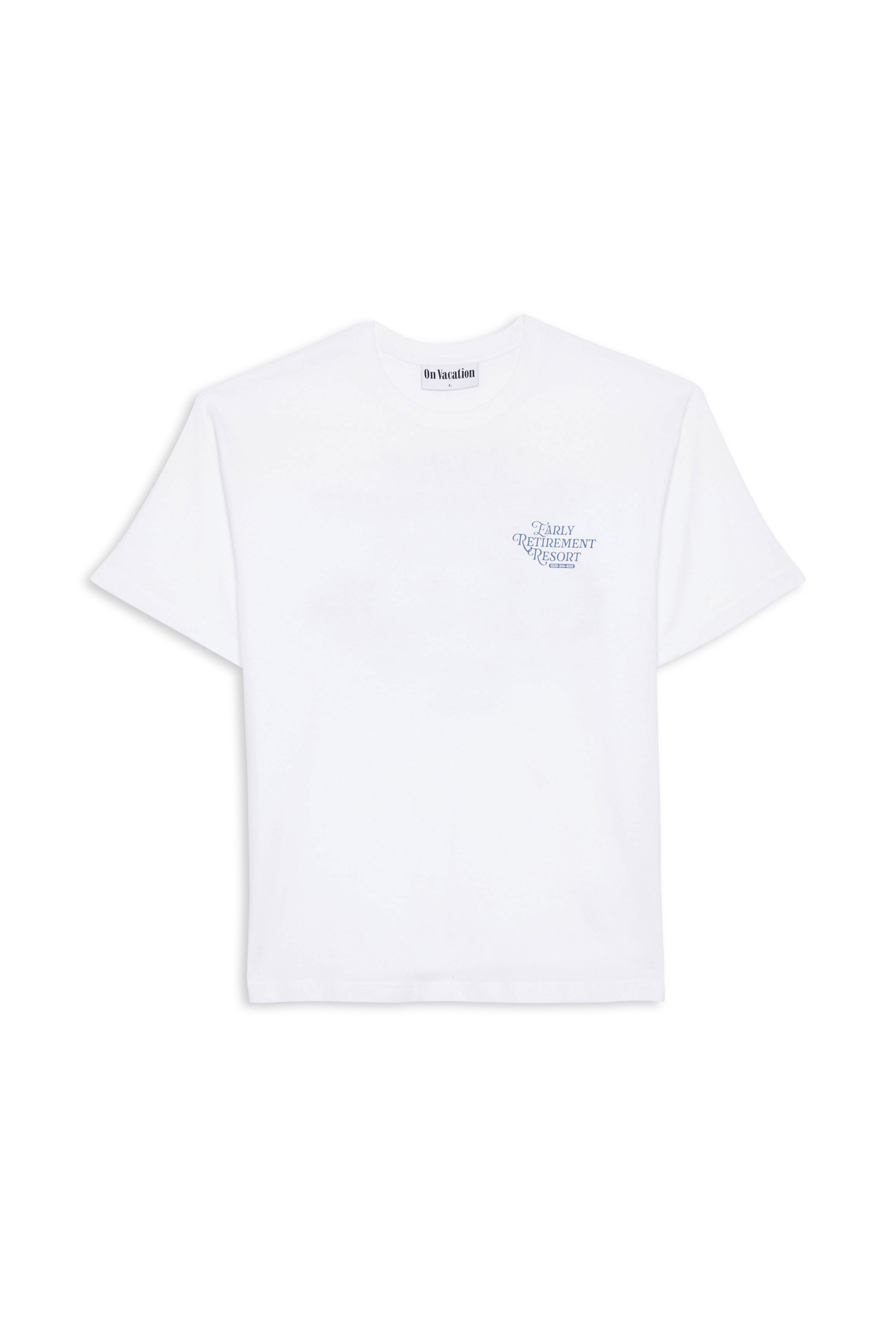 T-shirt  ON VACATION Blanc