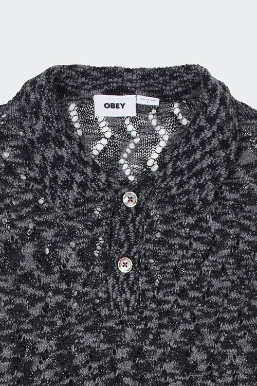 OBEY Polo Noir