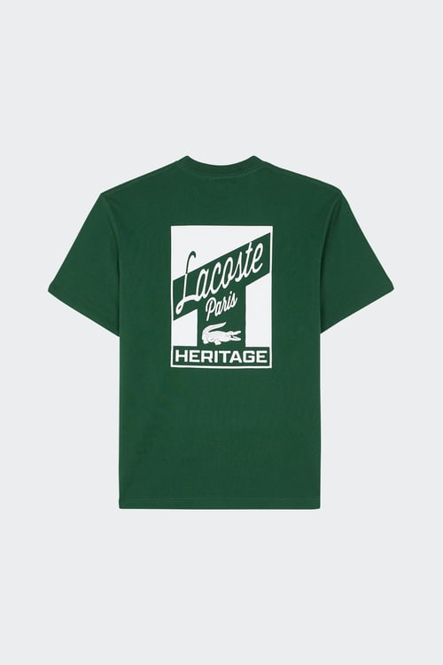 LACOSTE T-shirt Vert