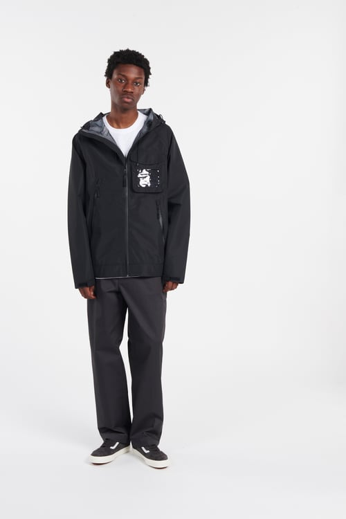 POP TRADING COMPANY Imperméable Noir