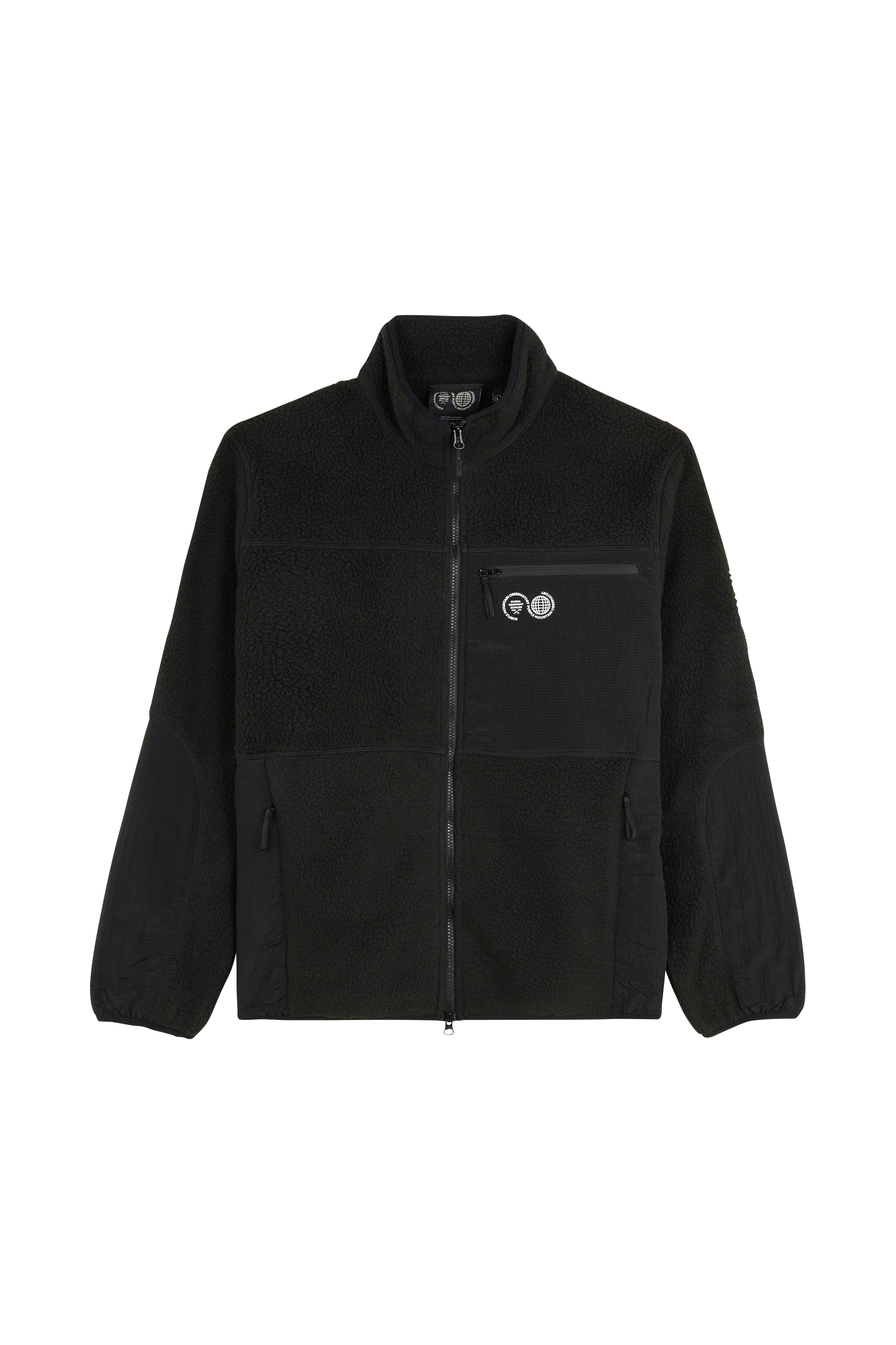 Polaire  BORG ZIP FLEE Noir