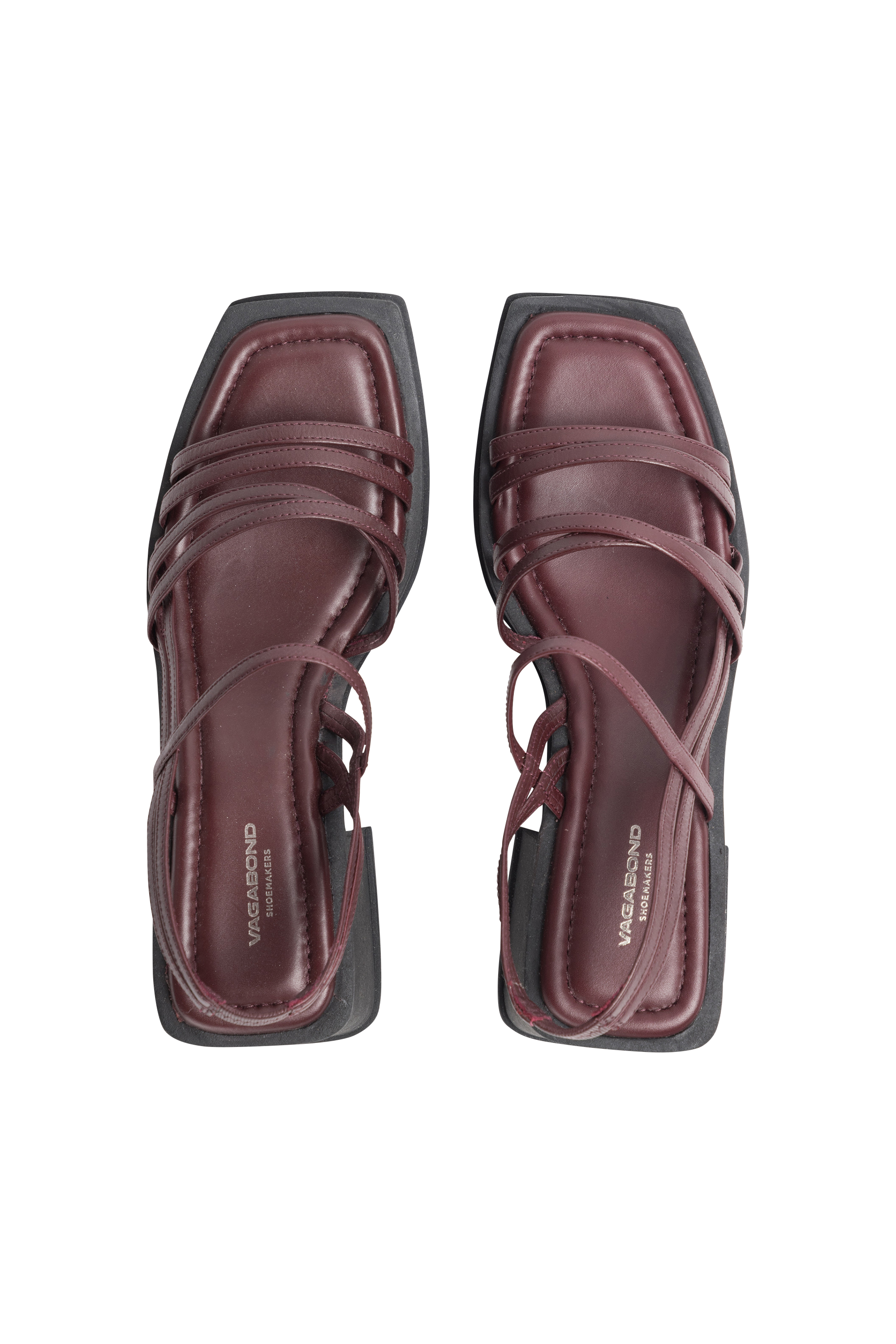 Sandales hautes Rouge