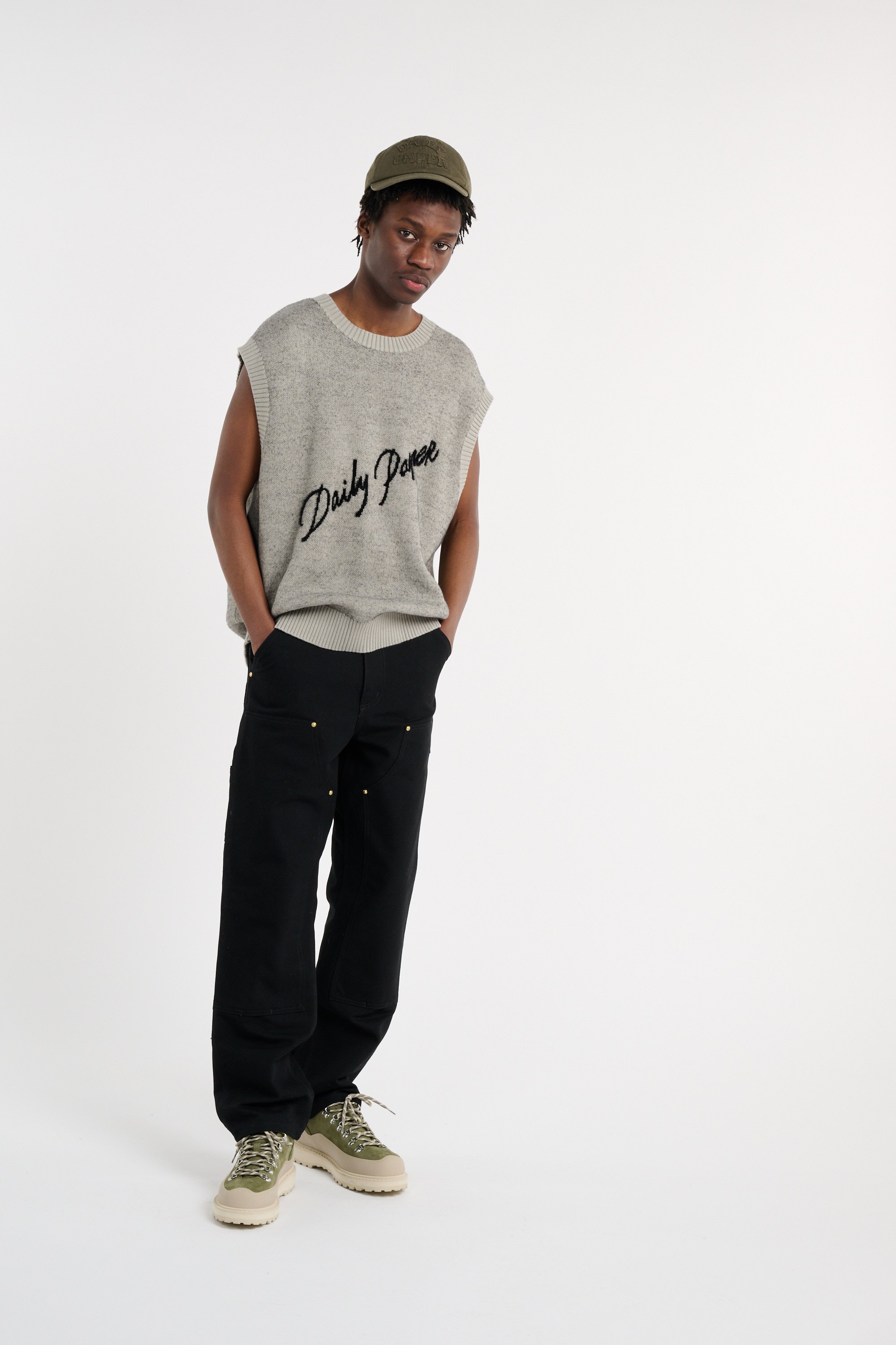 Pull DAILY PAPER Gris