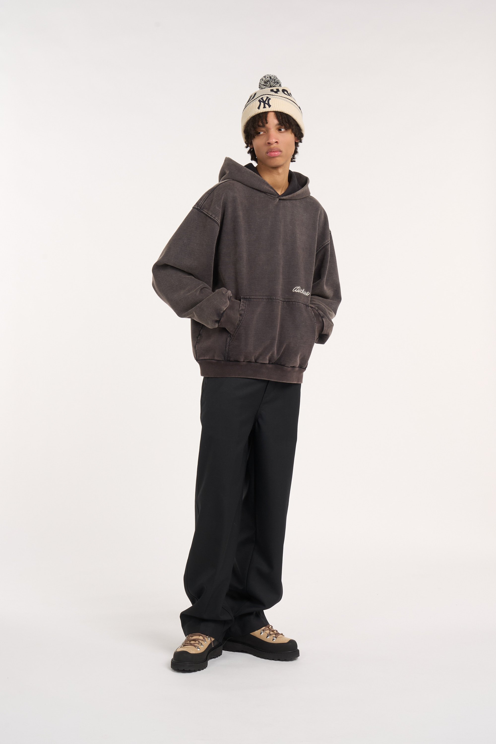Tommy badge sweatshirt | Black DICKIES Men