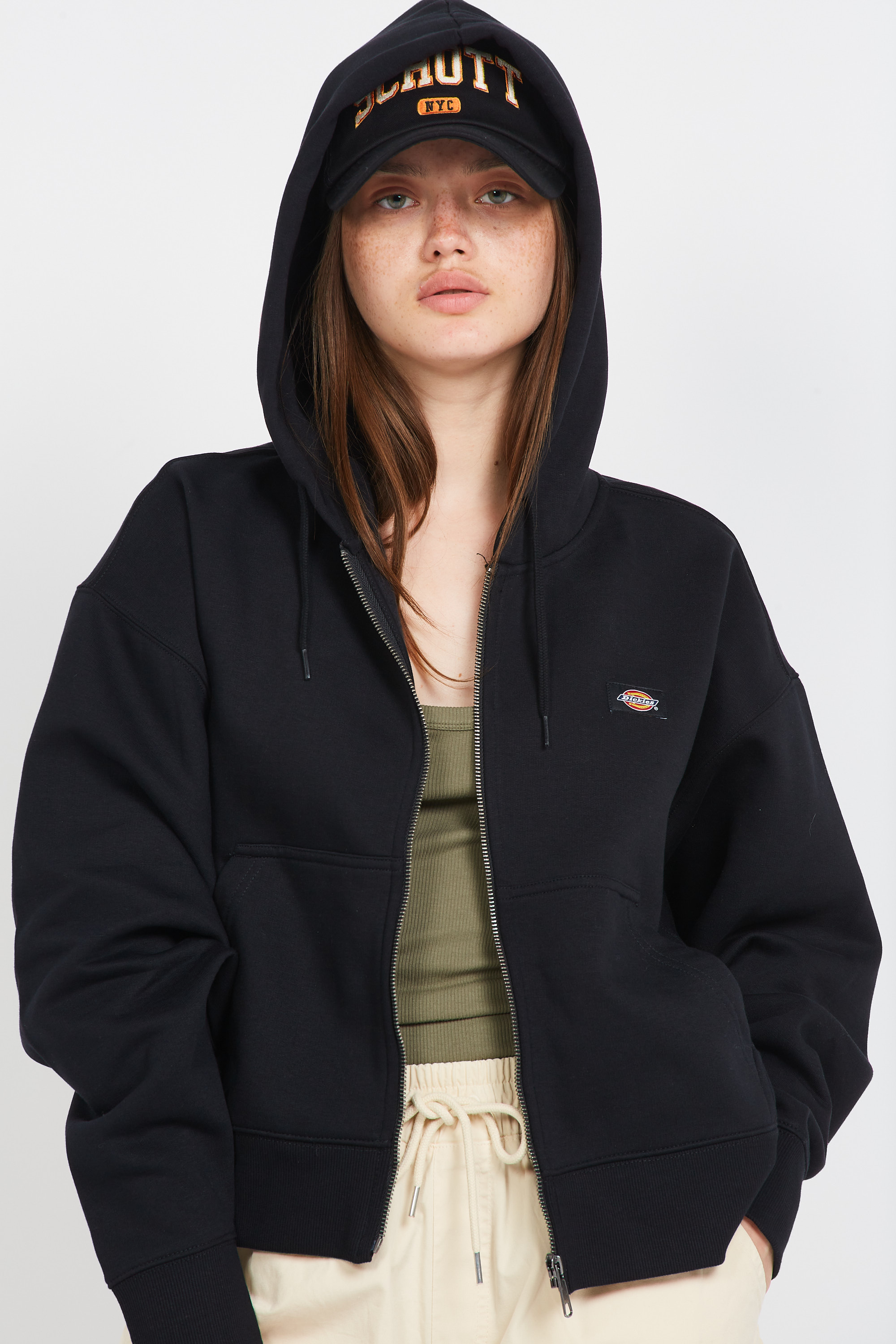 Hoodie zippé Noir